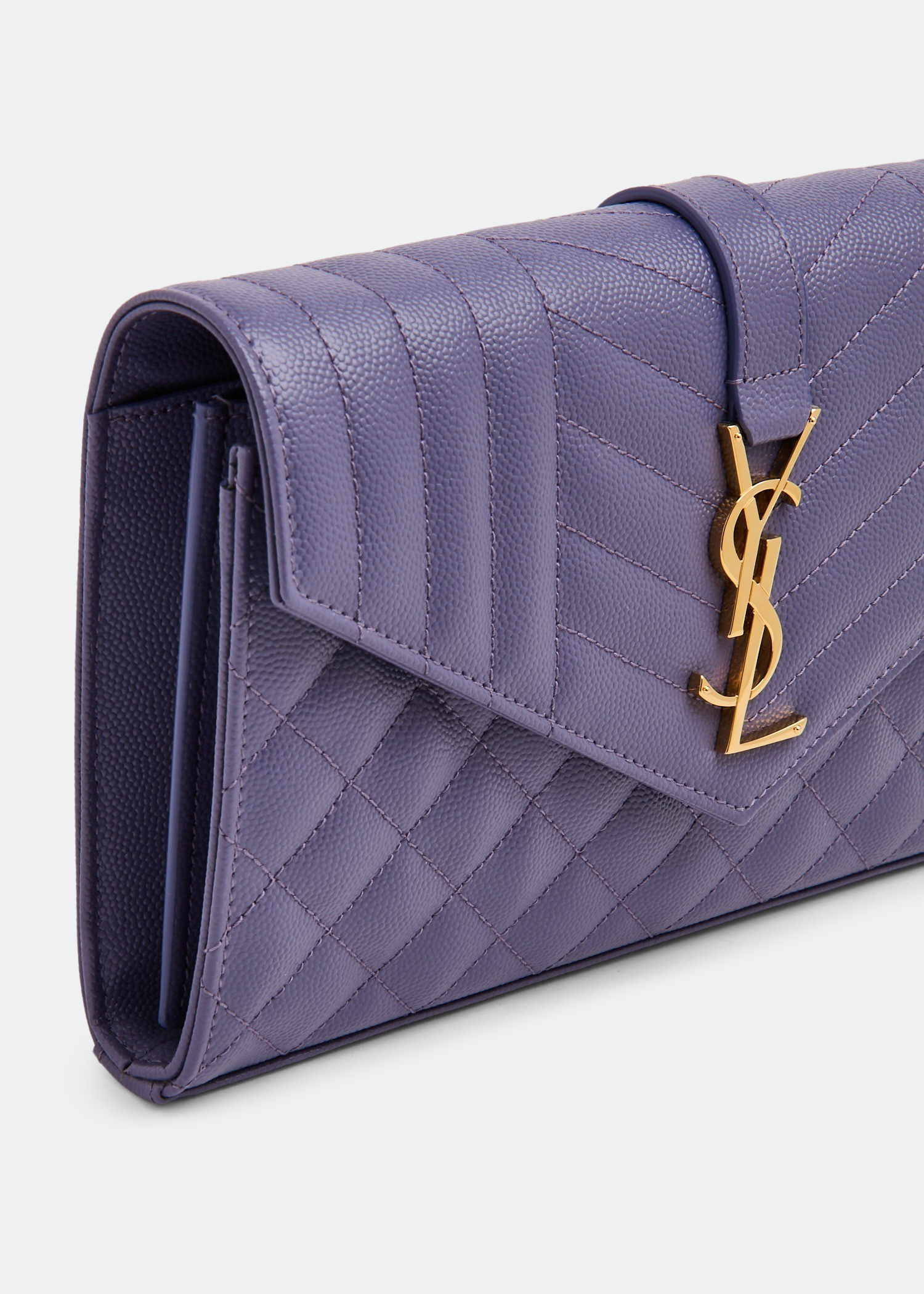 

Monogram chain wallet, Purple