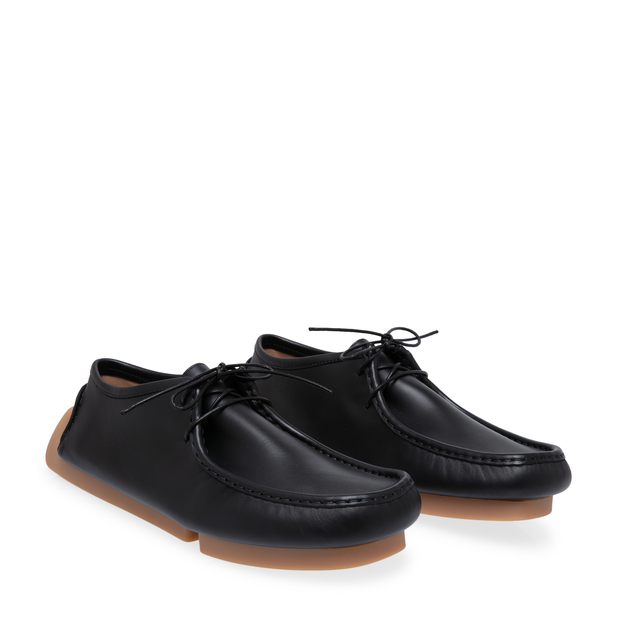 

Leather driving shoes, Black