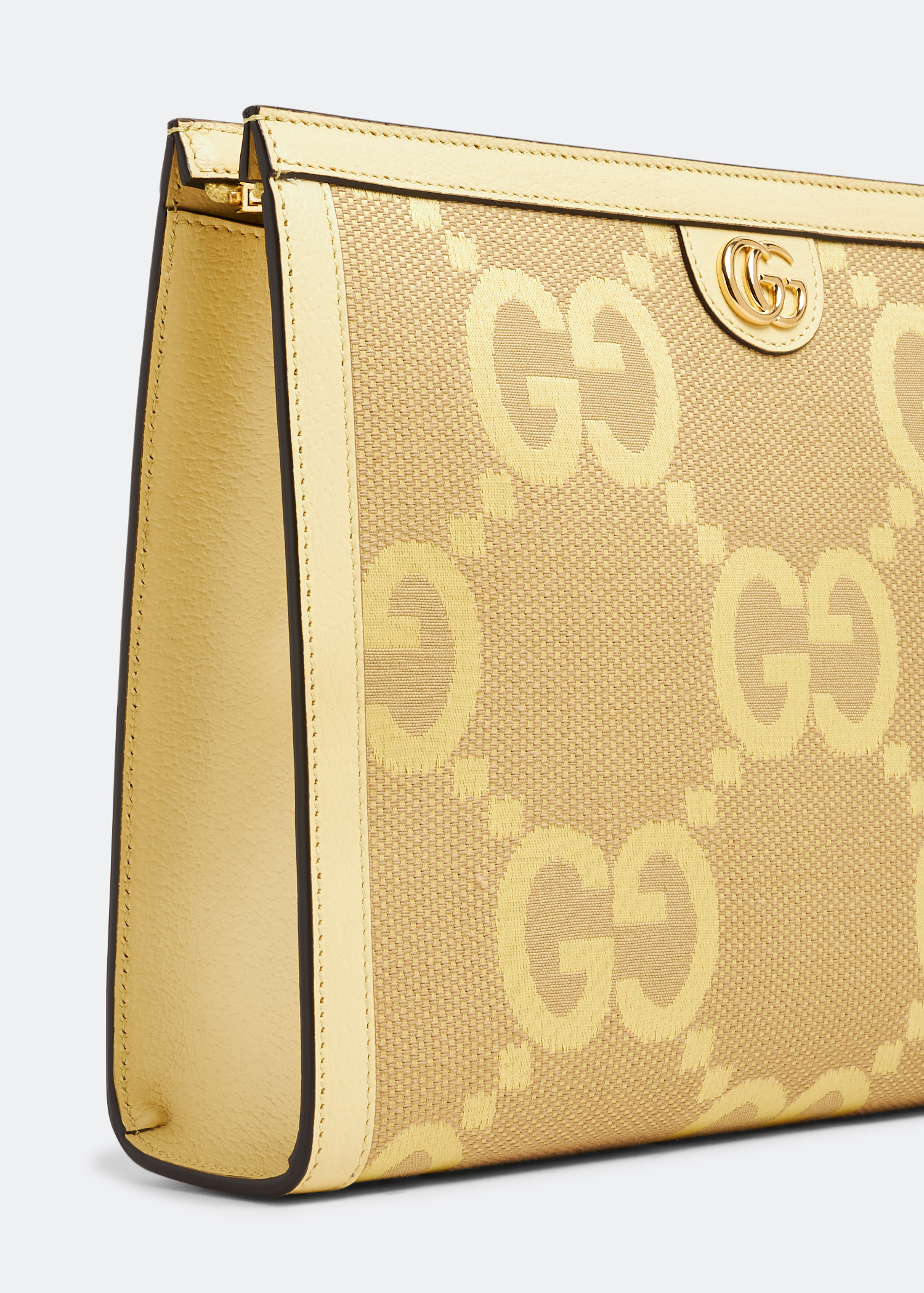 

Ophidia jumbo GG pouch, Beige