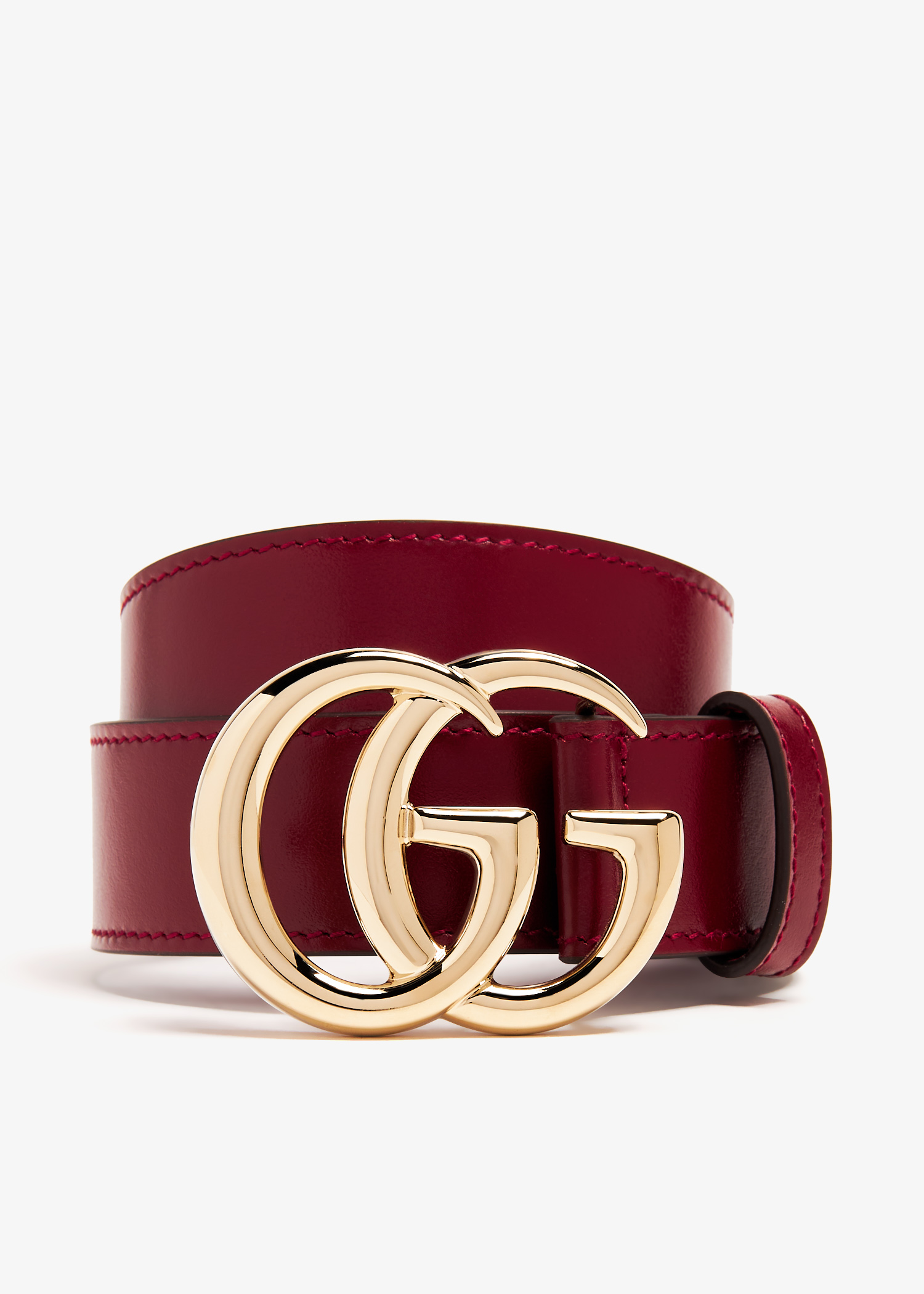 

GG Marmont thin belt, Red