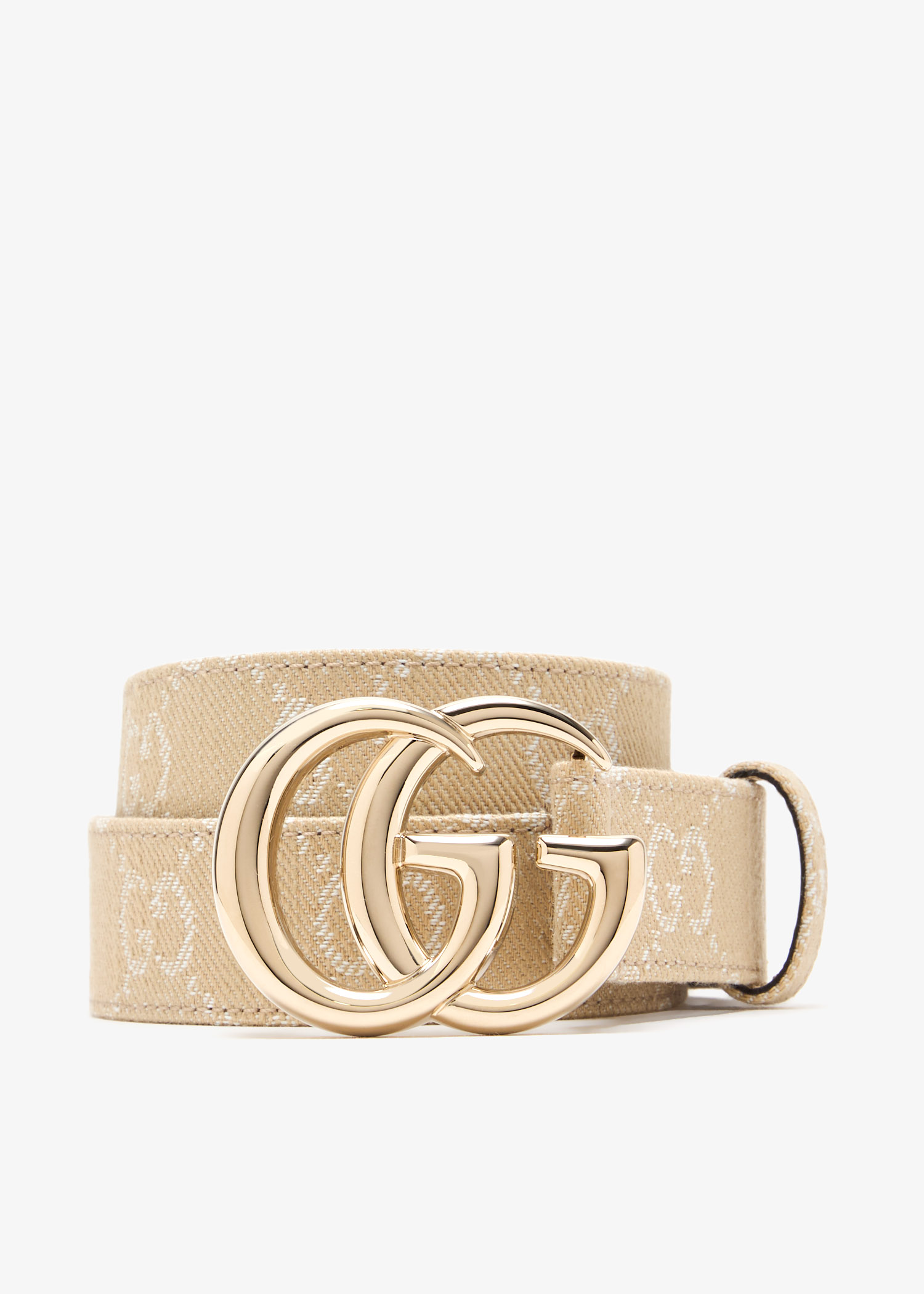 

GG Marmont thin belt, Beige