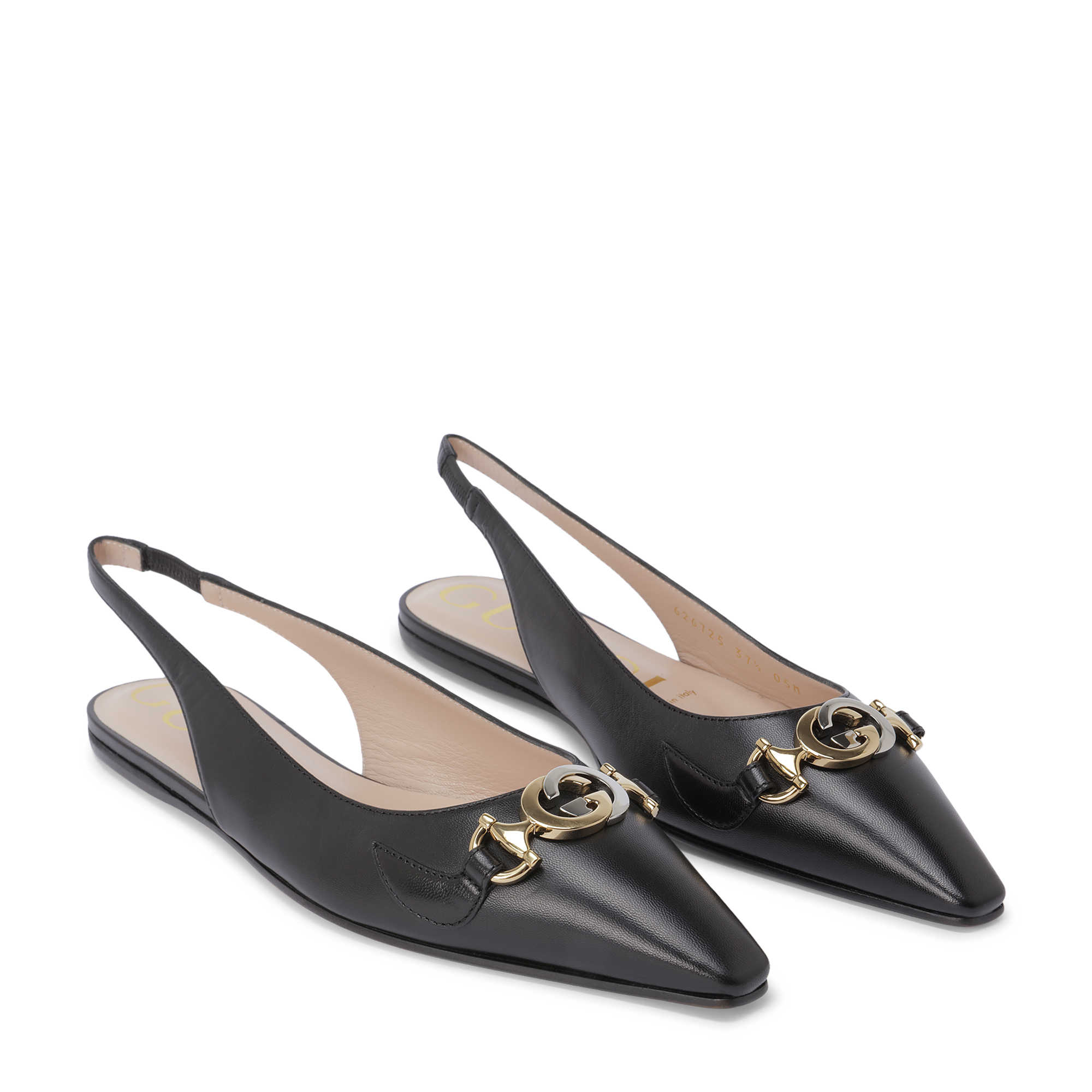 

Zumi leather flats, Black