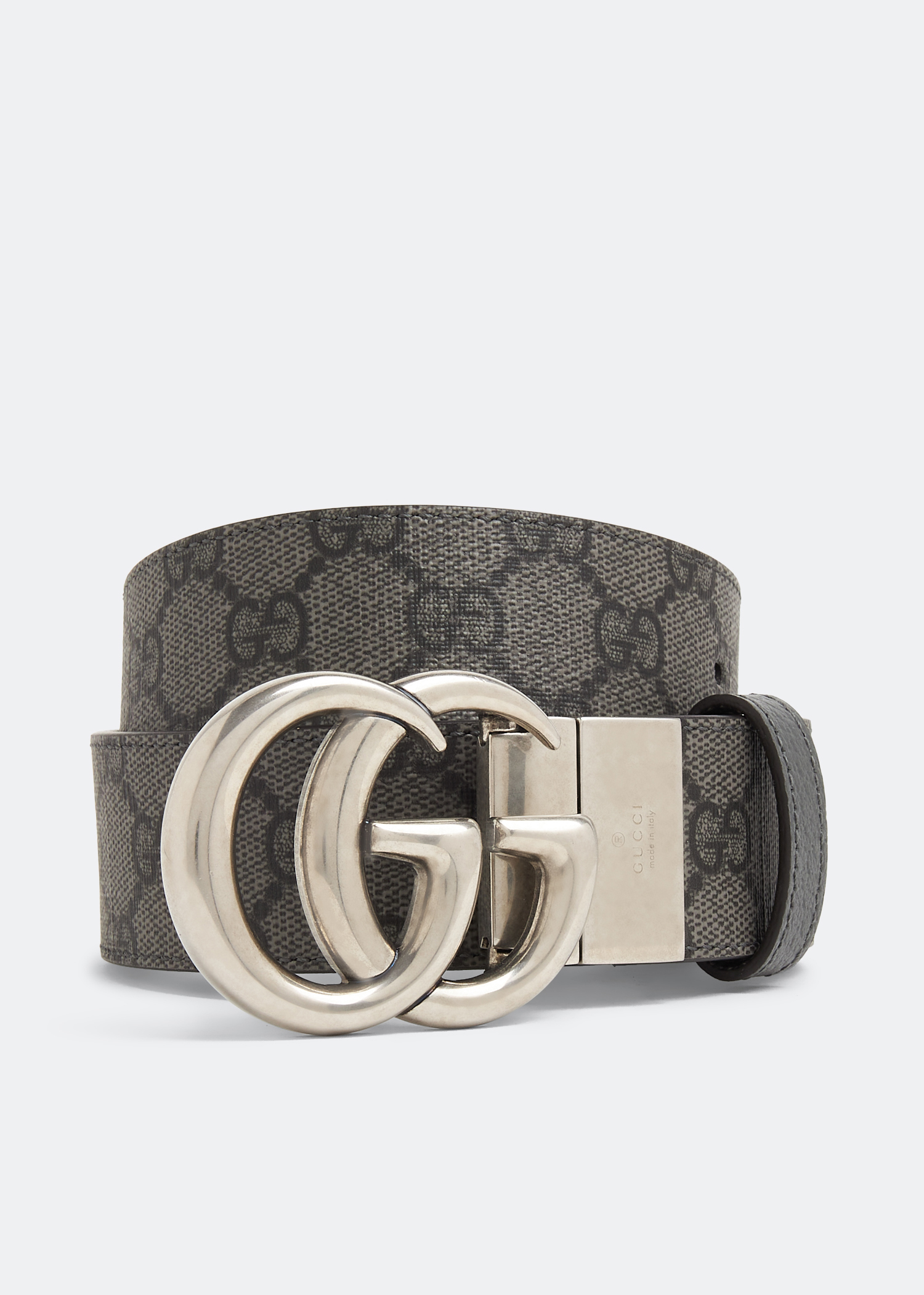 

GG Marmont reversible belt, Grey