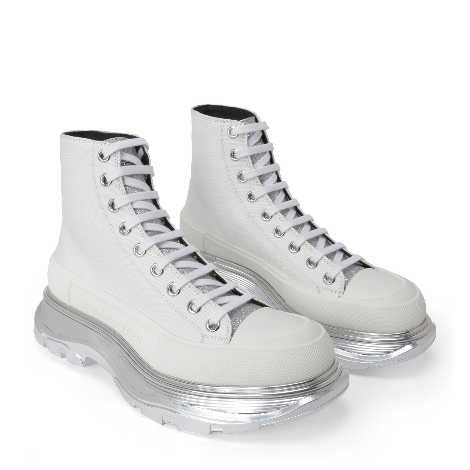 

Tread high-top sneakers, White