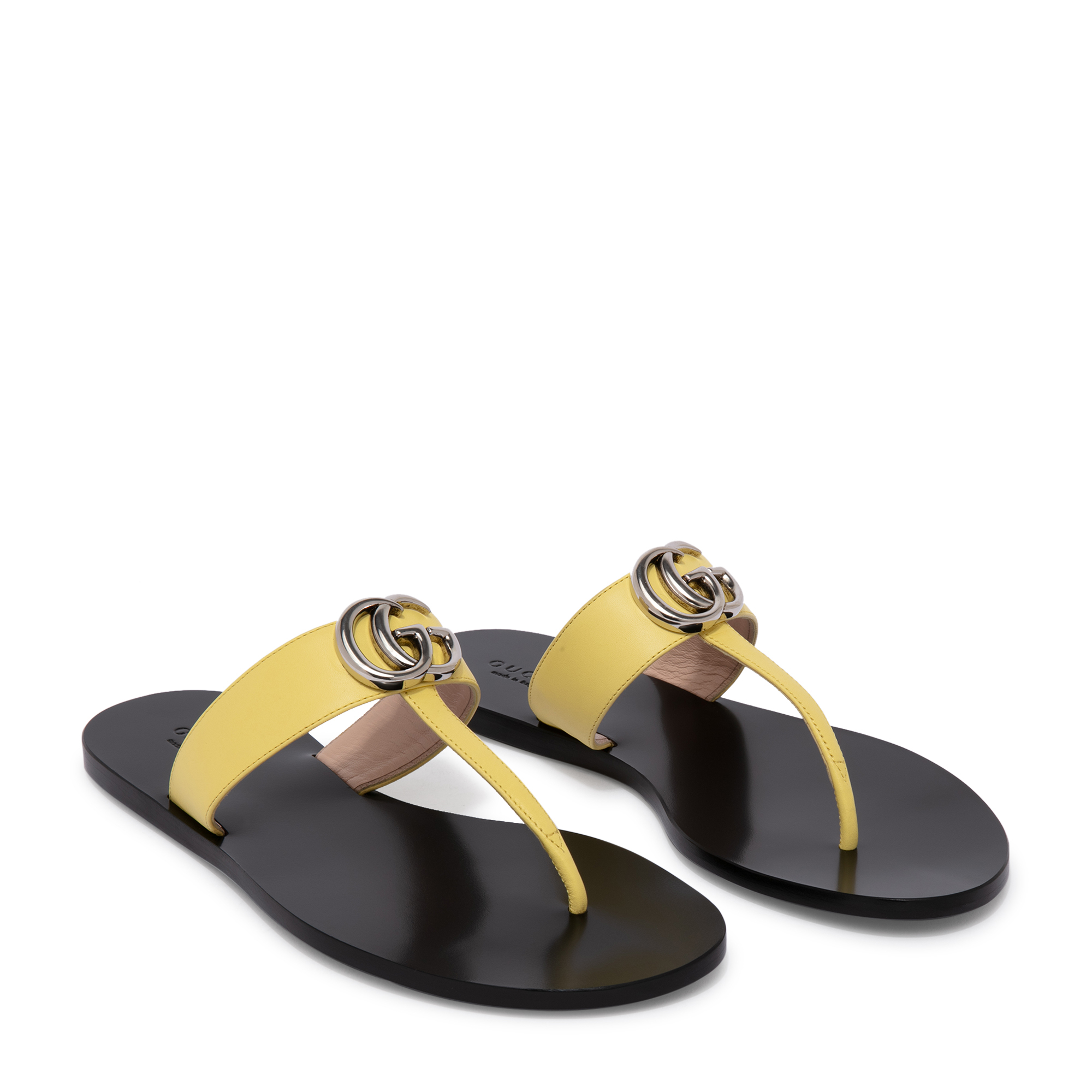 

Marmont flat sandals, Yellow