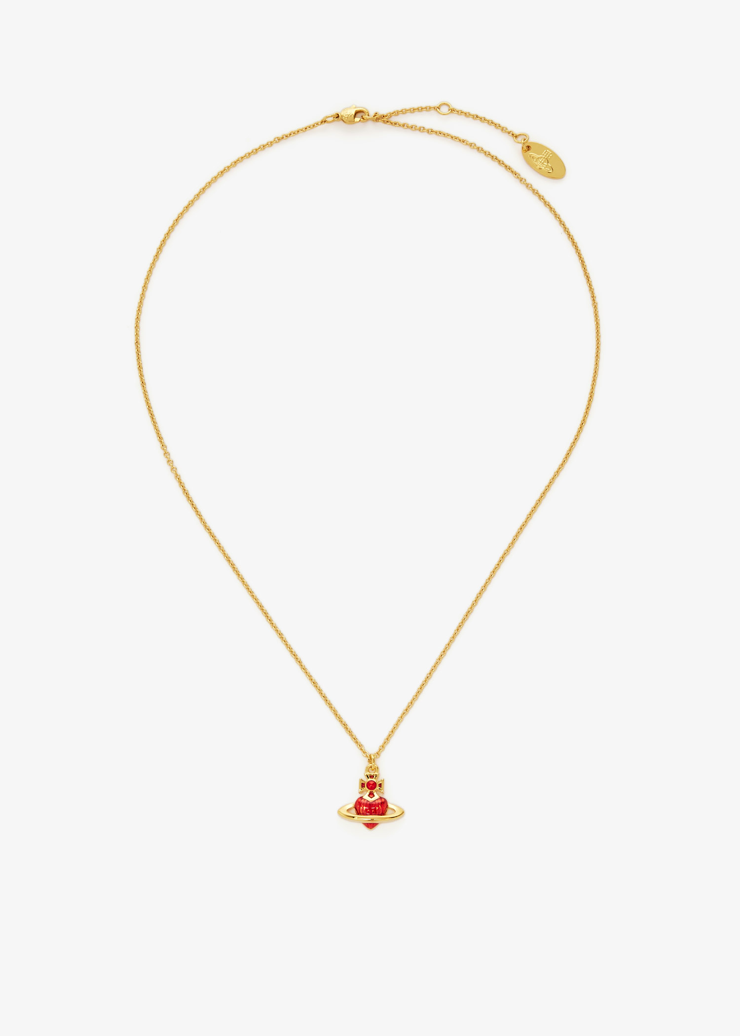 

Fabianna Bas Relief pendant necklace, Gold