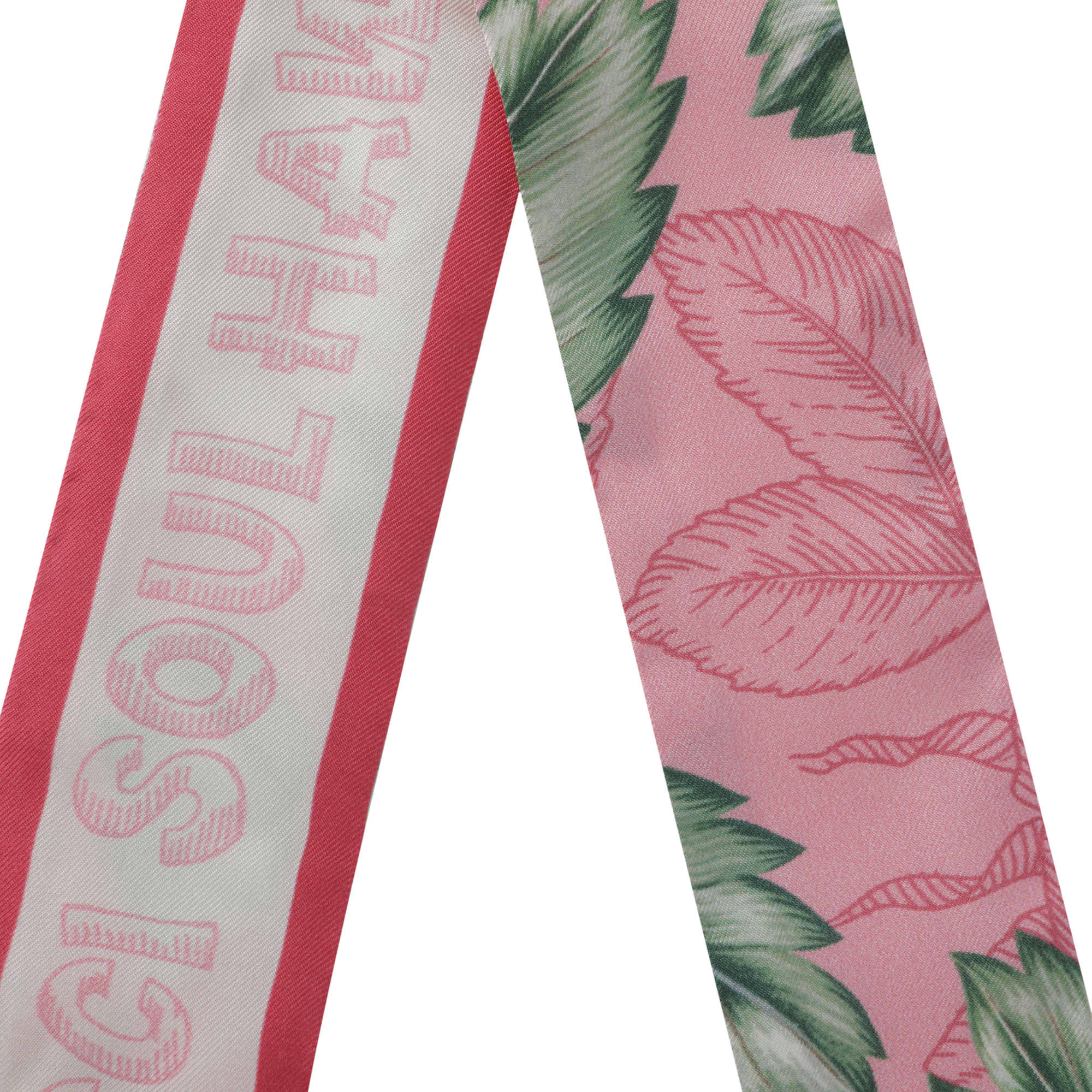 

Hawaiian print silk neck bow, Multi-coloured