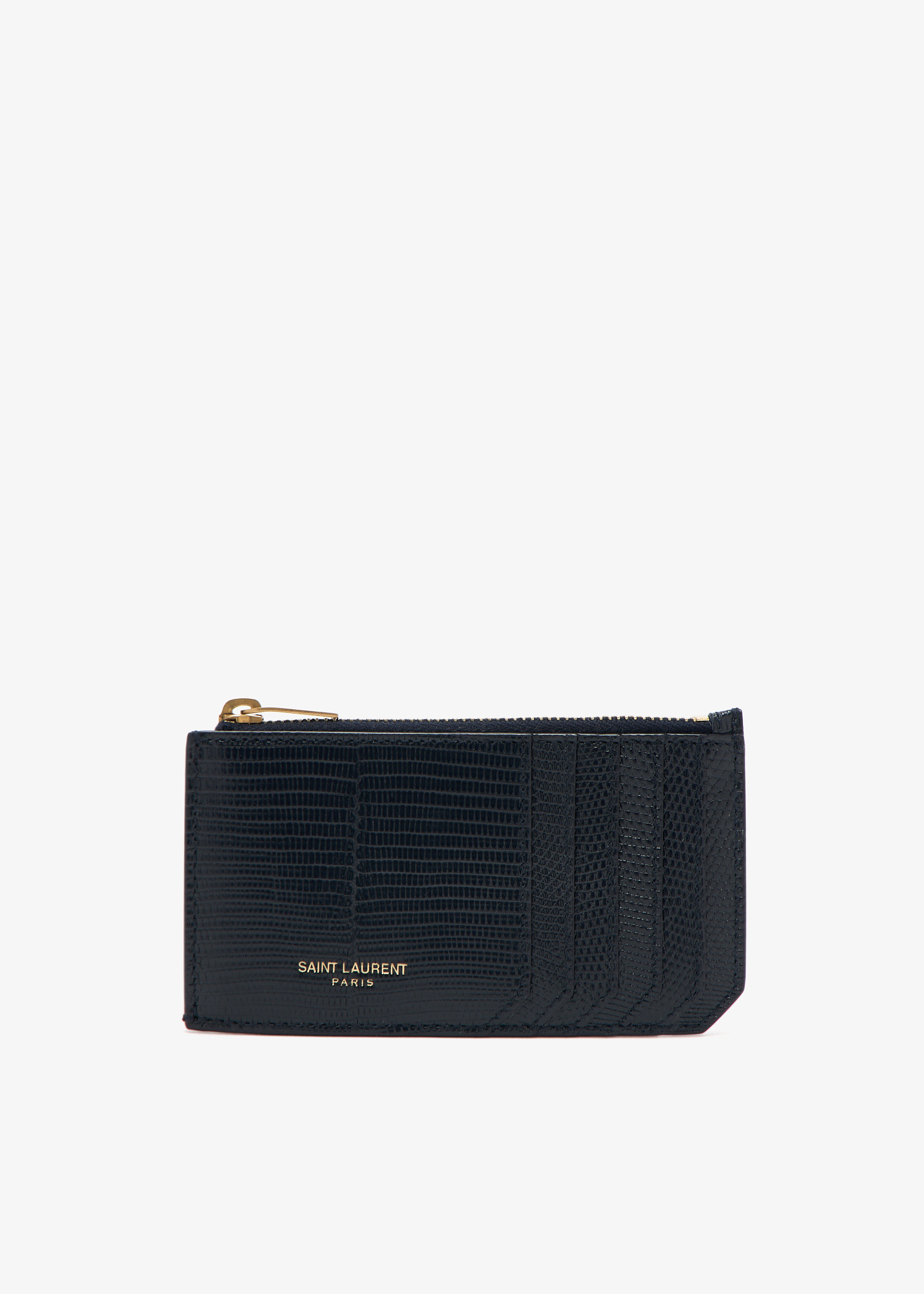 

Fragments zipped card case, Navy