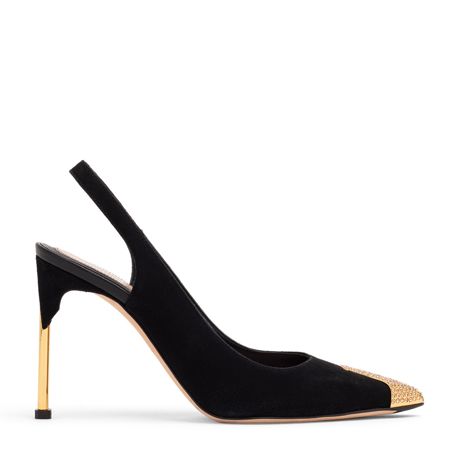 

Diamond Stud slingback pumps, Black