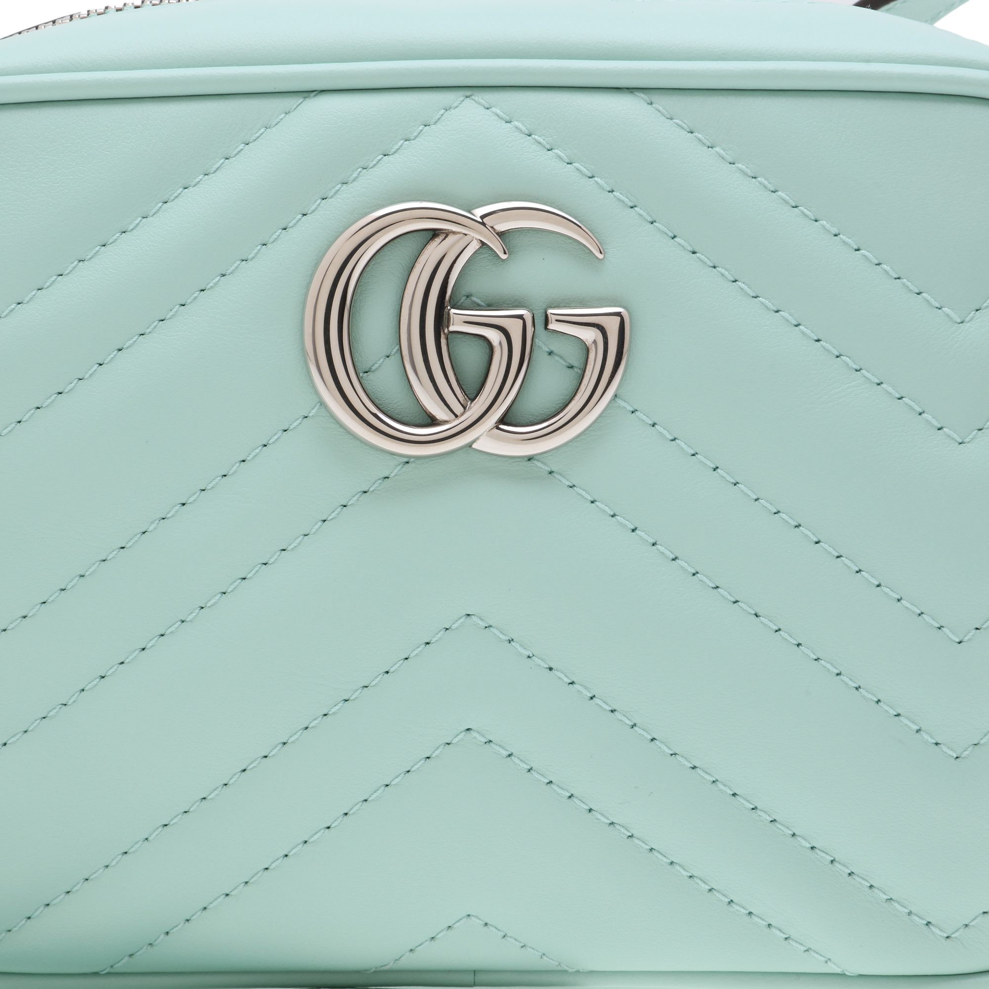 

GG Marmont matelassé mini bag, Blue