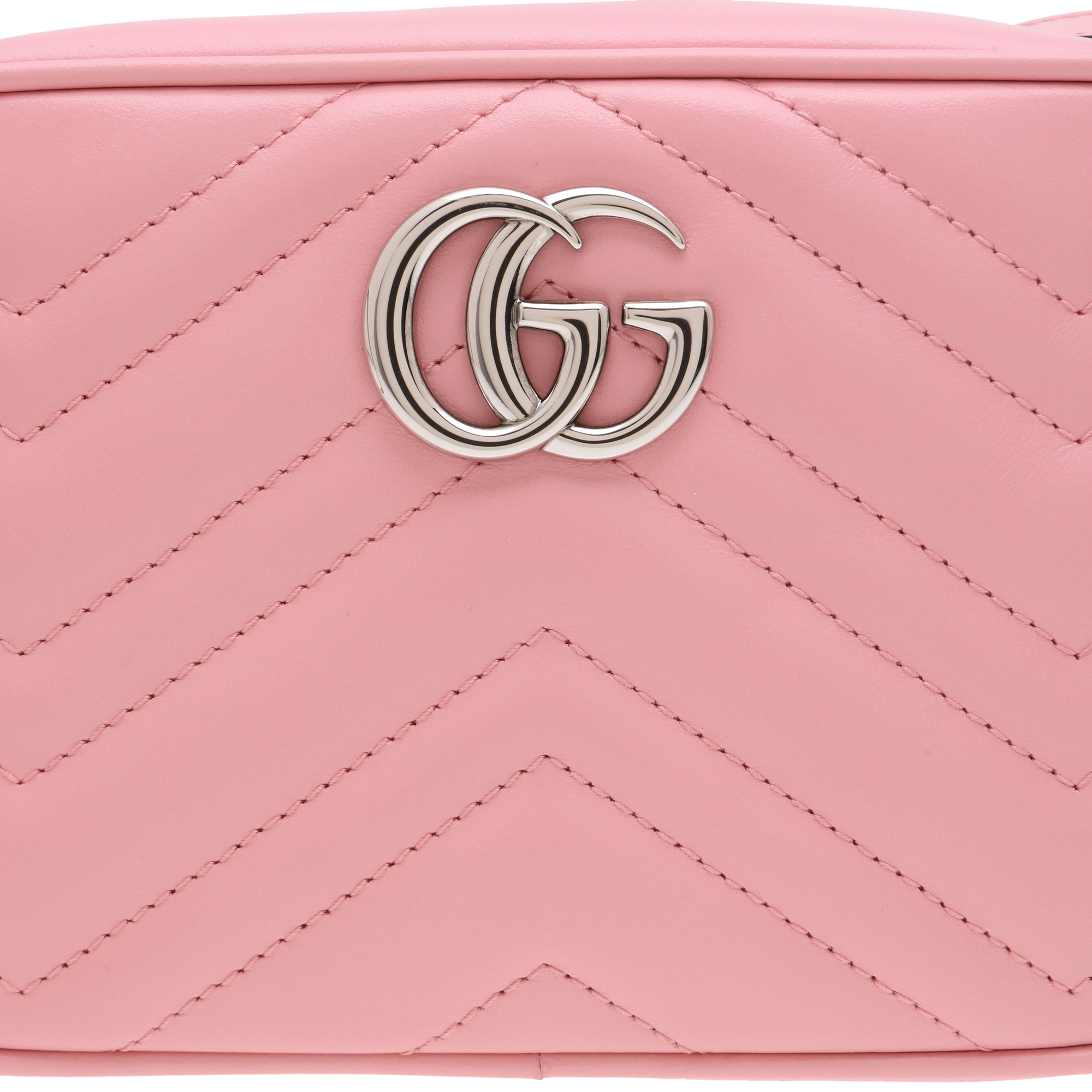 

GG Marmont matelassé mini bag, Pink