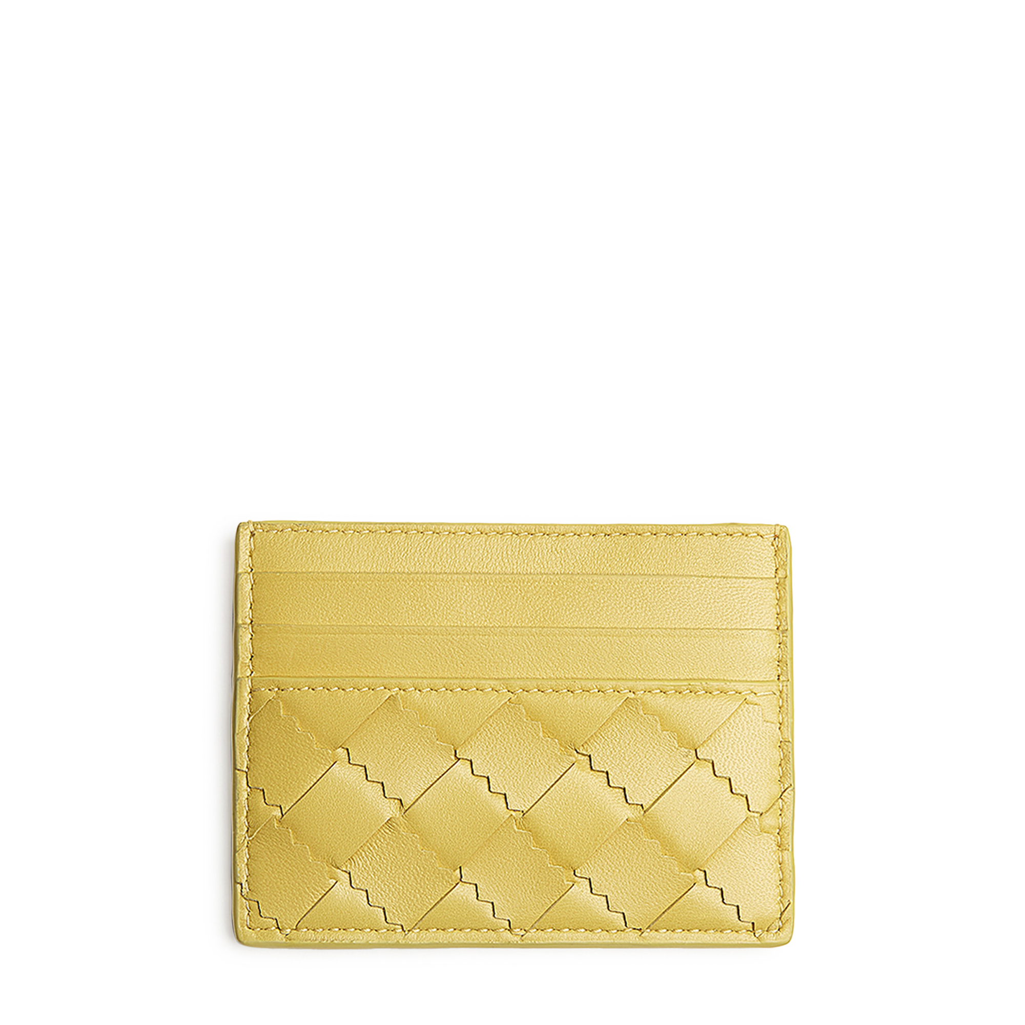 

Intrecciato cardholder, Yellow