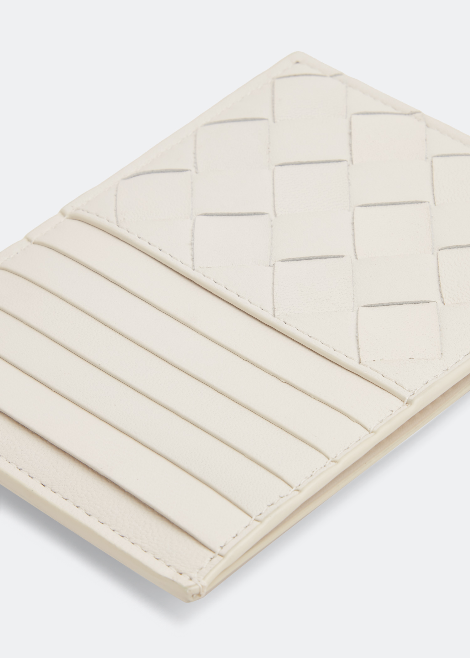 

Zipped card case, White