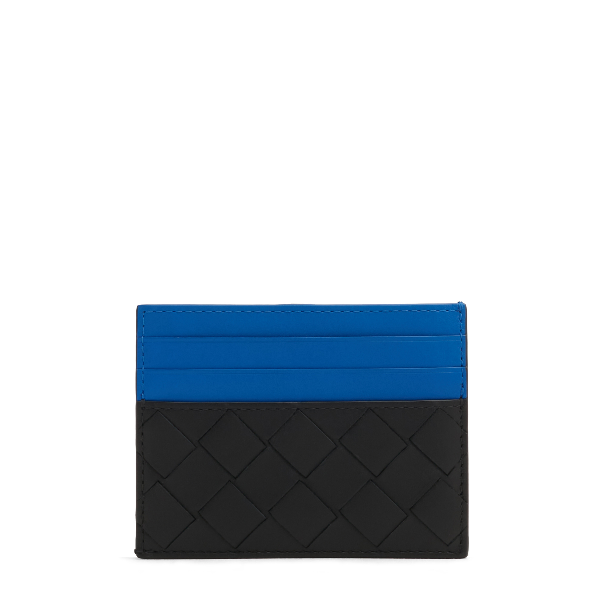 

Intrecciato card case, Black