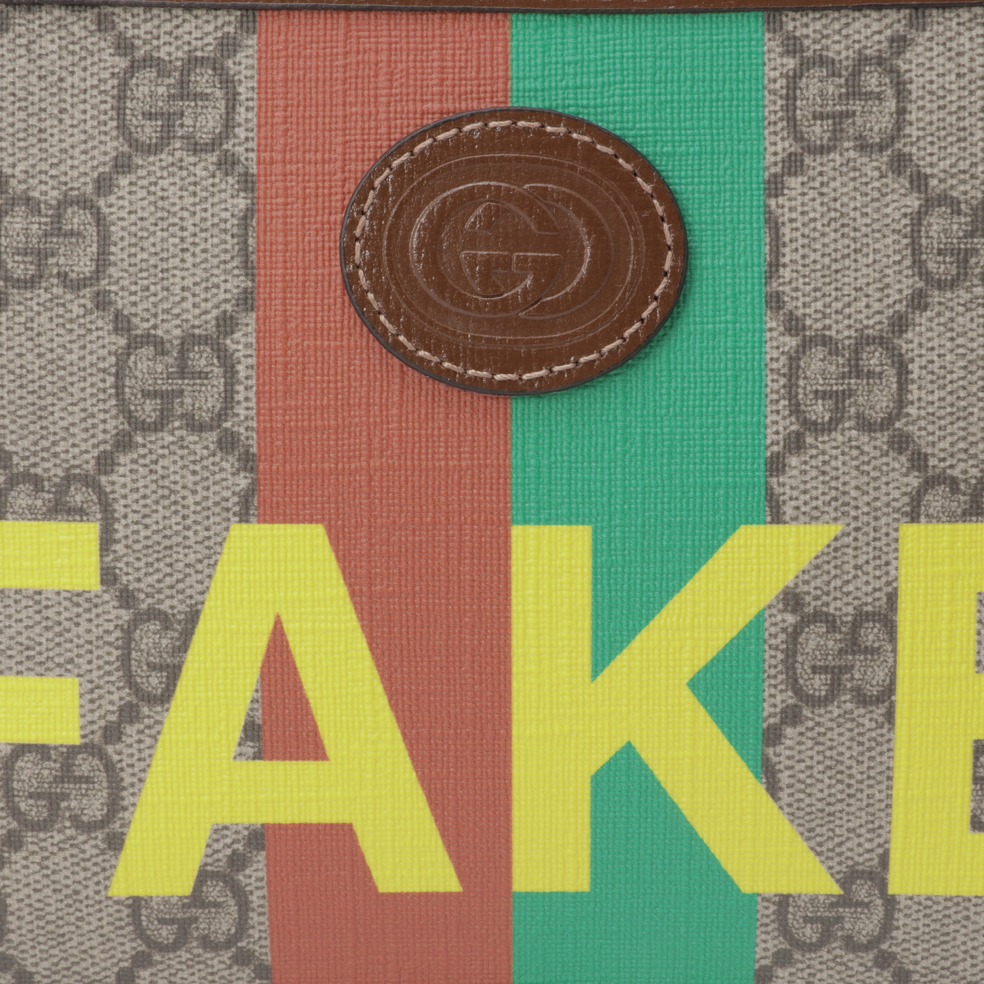 

Fake/Not print pouch, Multi-coloured