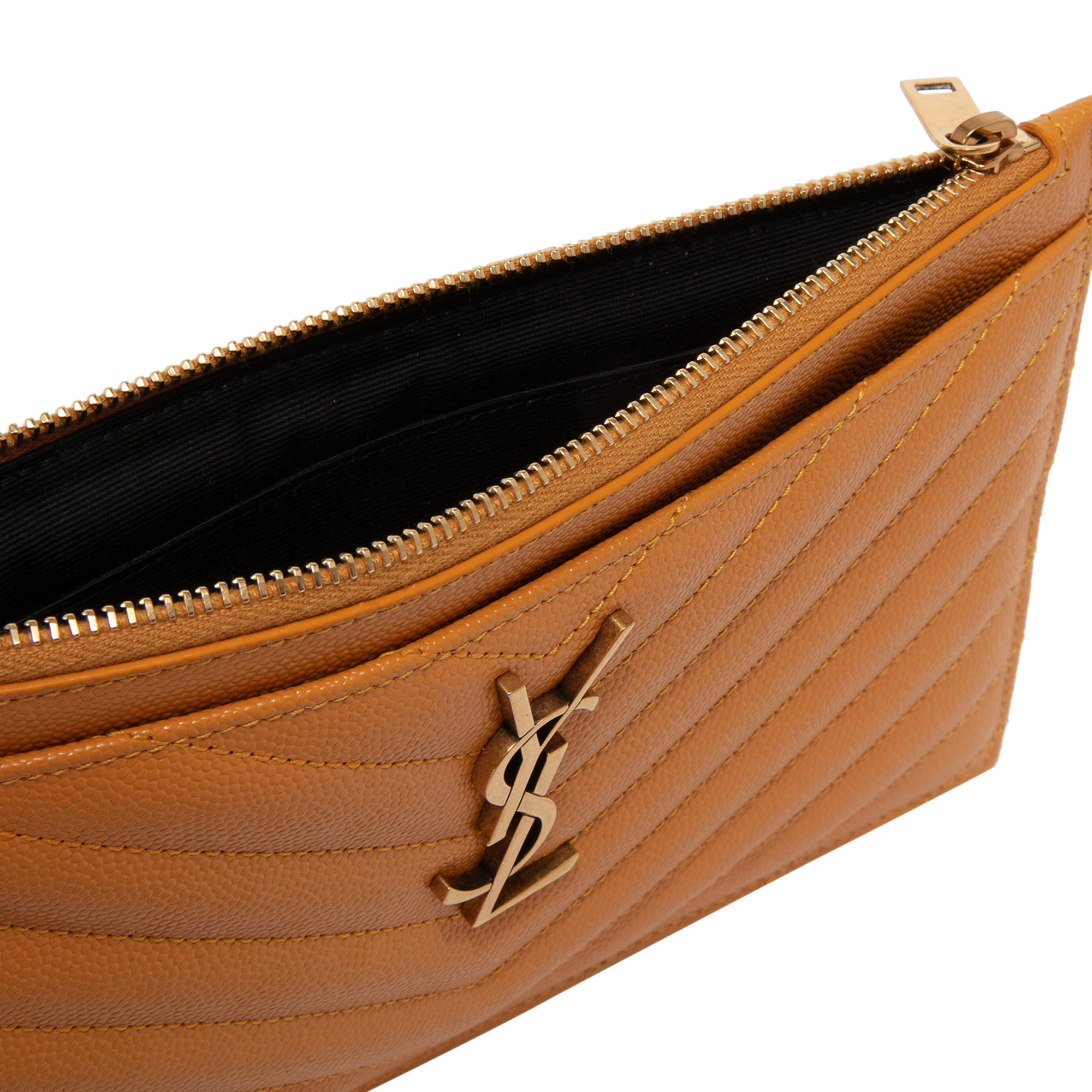 

Monogram pouch, Yellow