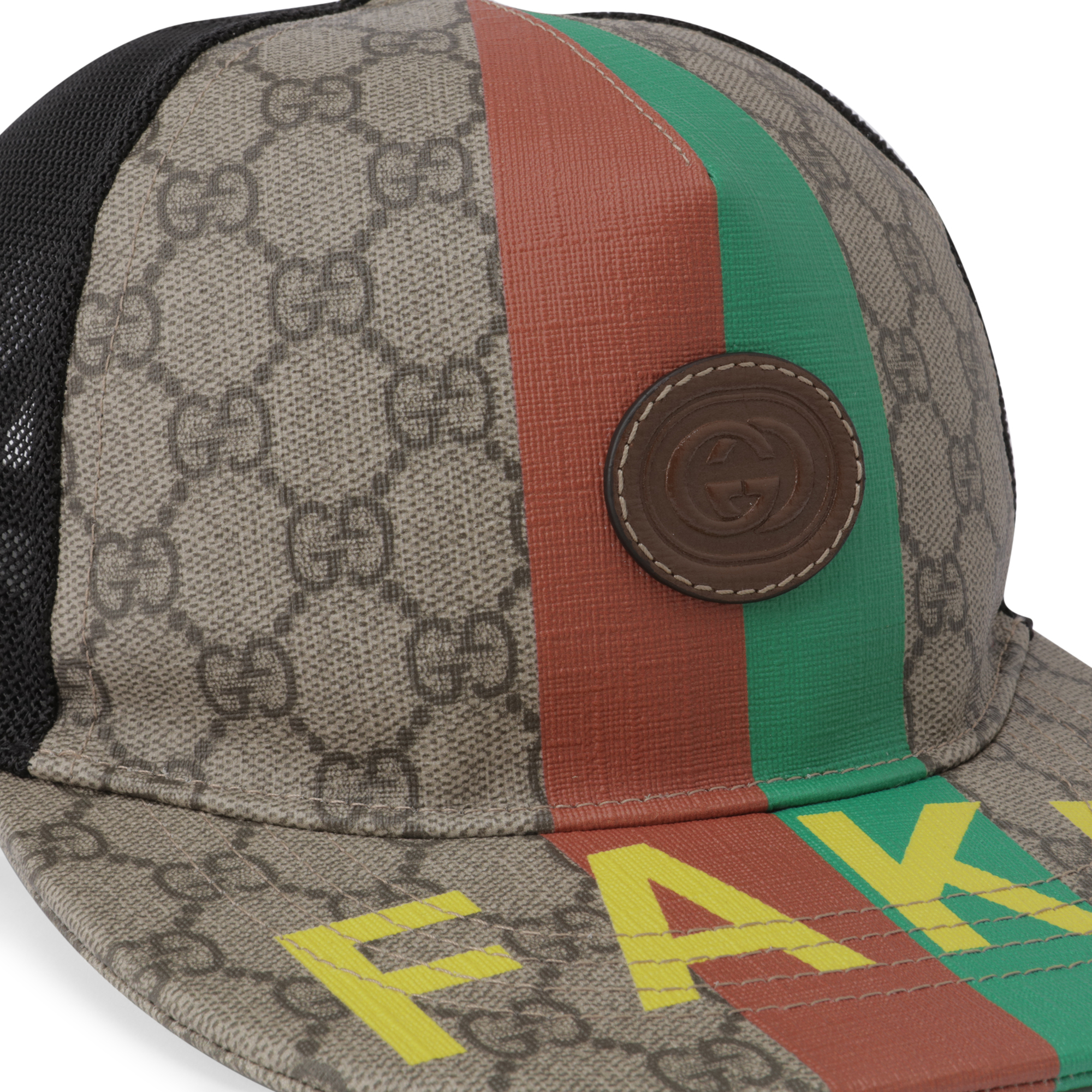 

'Fake/Not' print baseball hat, Prints