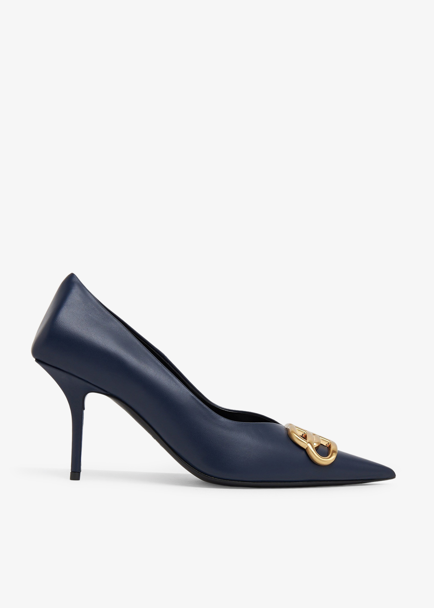 

Square Knife pumps, Blue