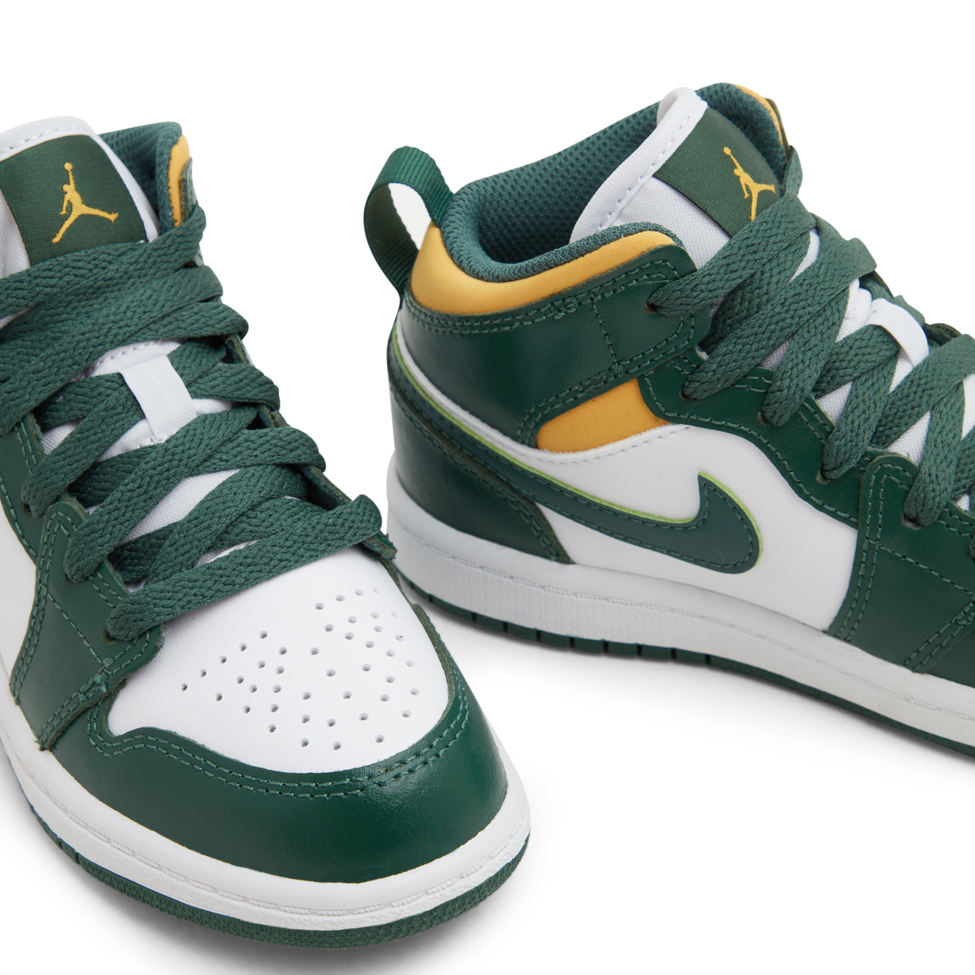 

Air Jordan 1 Mid 'Green Yellow' sneakers