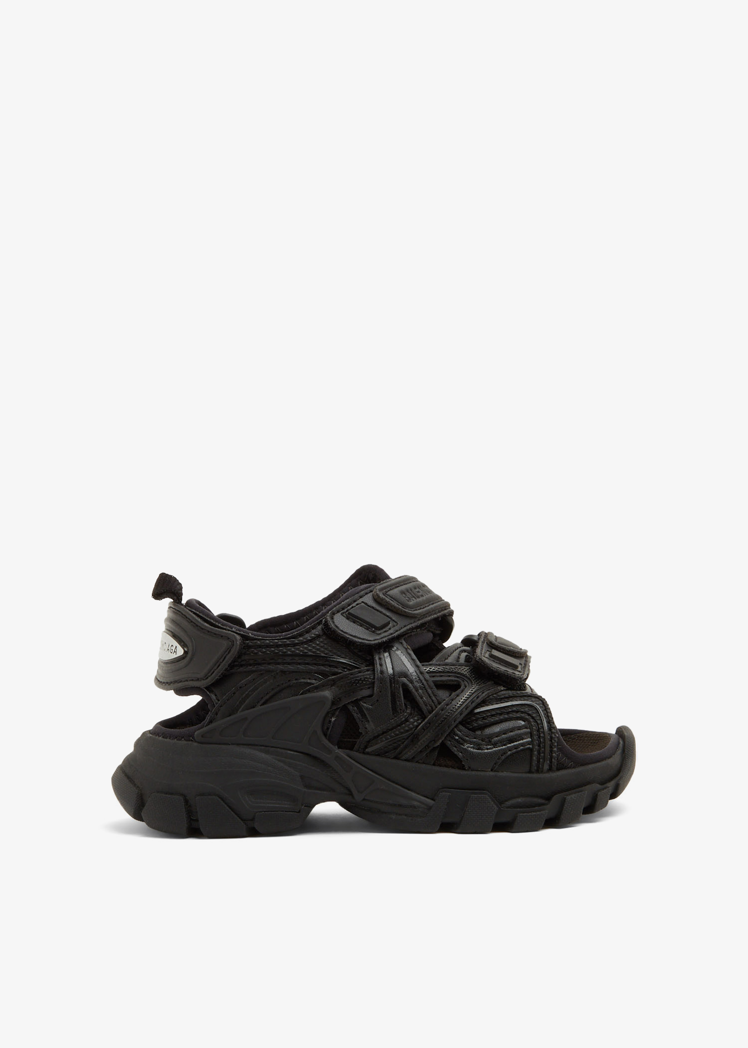 

Track sandals, Black