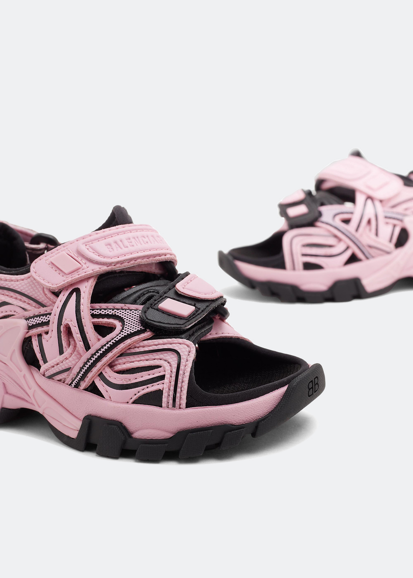 

Track sandals, Pink