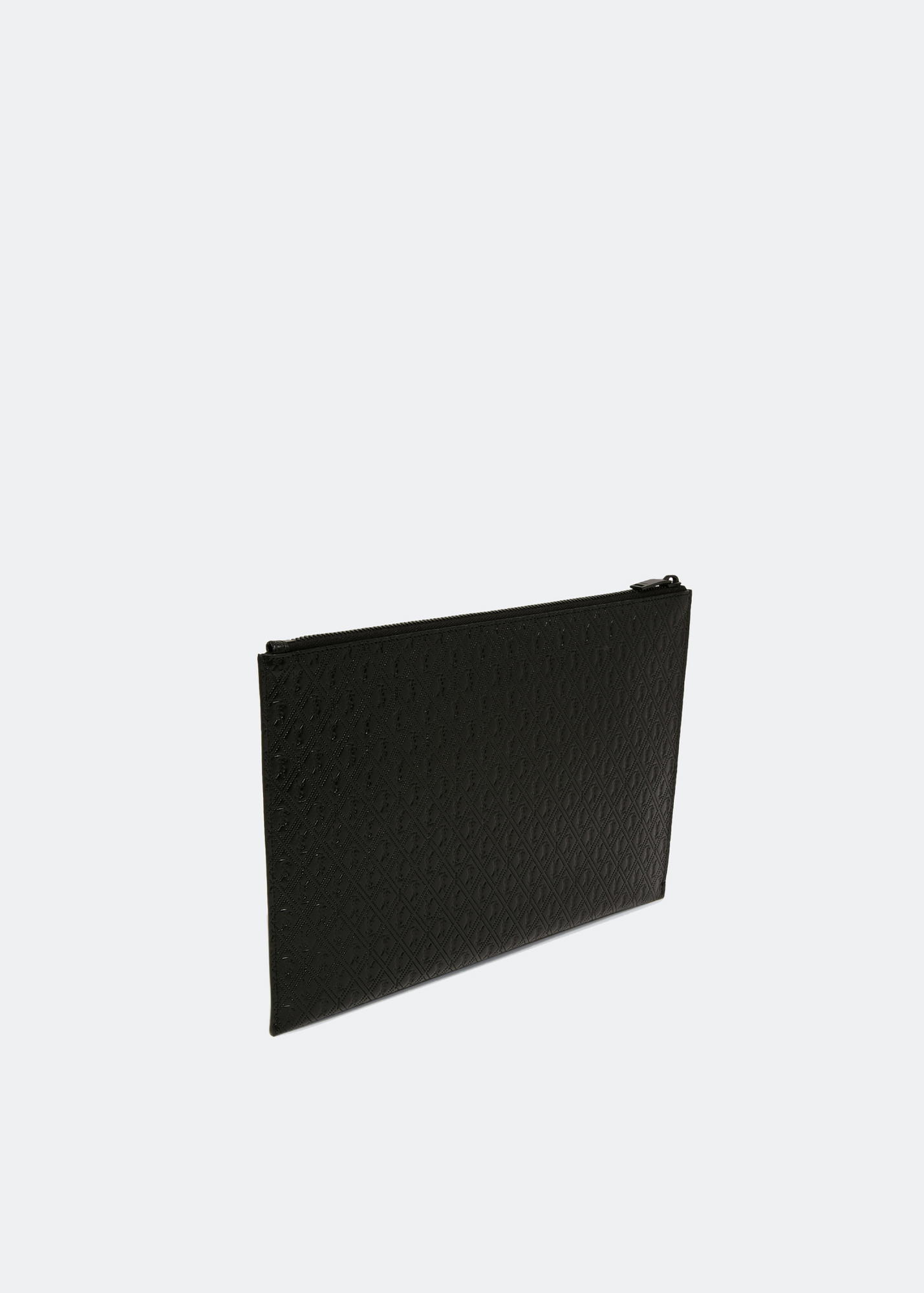 

Monogram leather pouch, Black