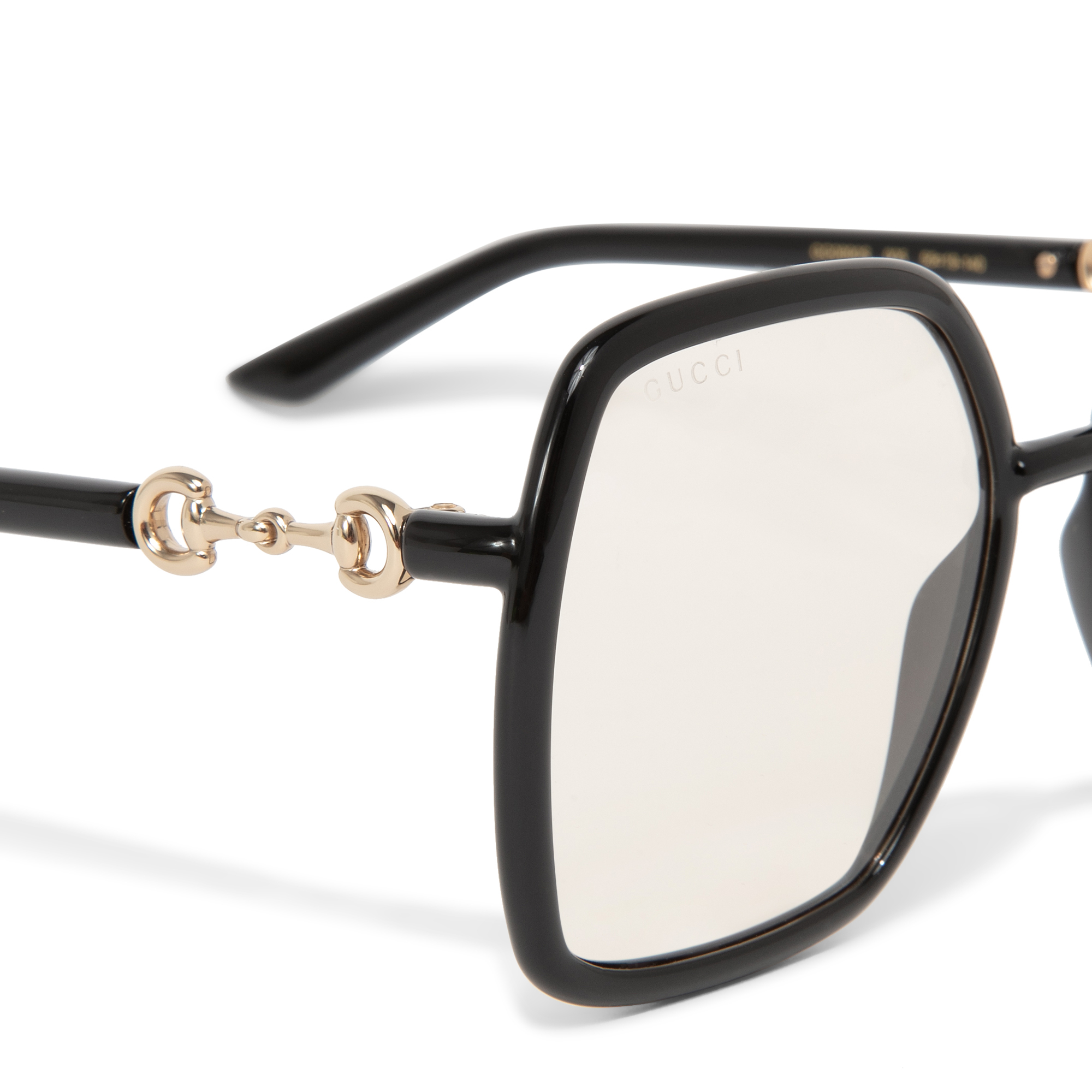 

Square-frame sunglasses, Black