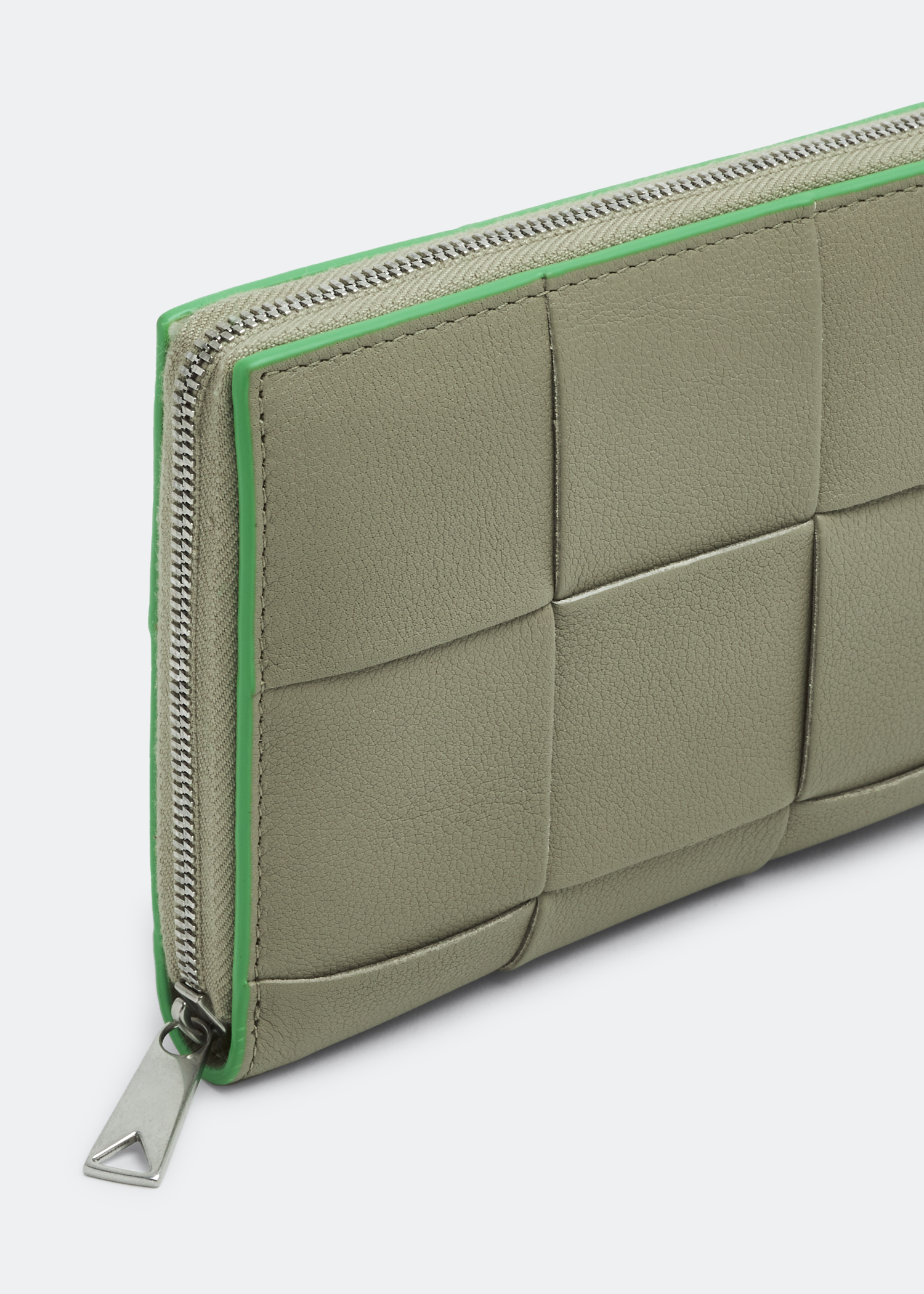 

Zip-around wallet, Green