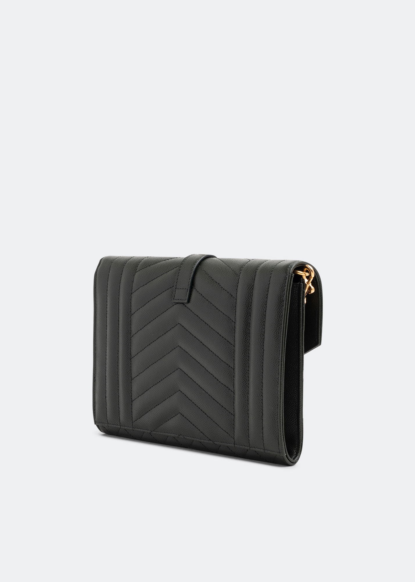 

Monogram envelope clutch, Green