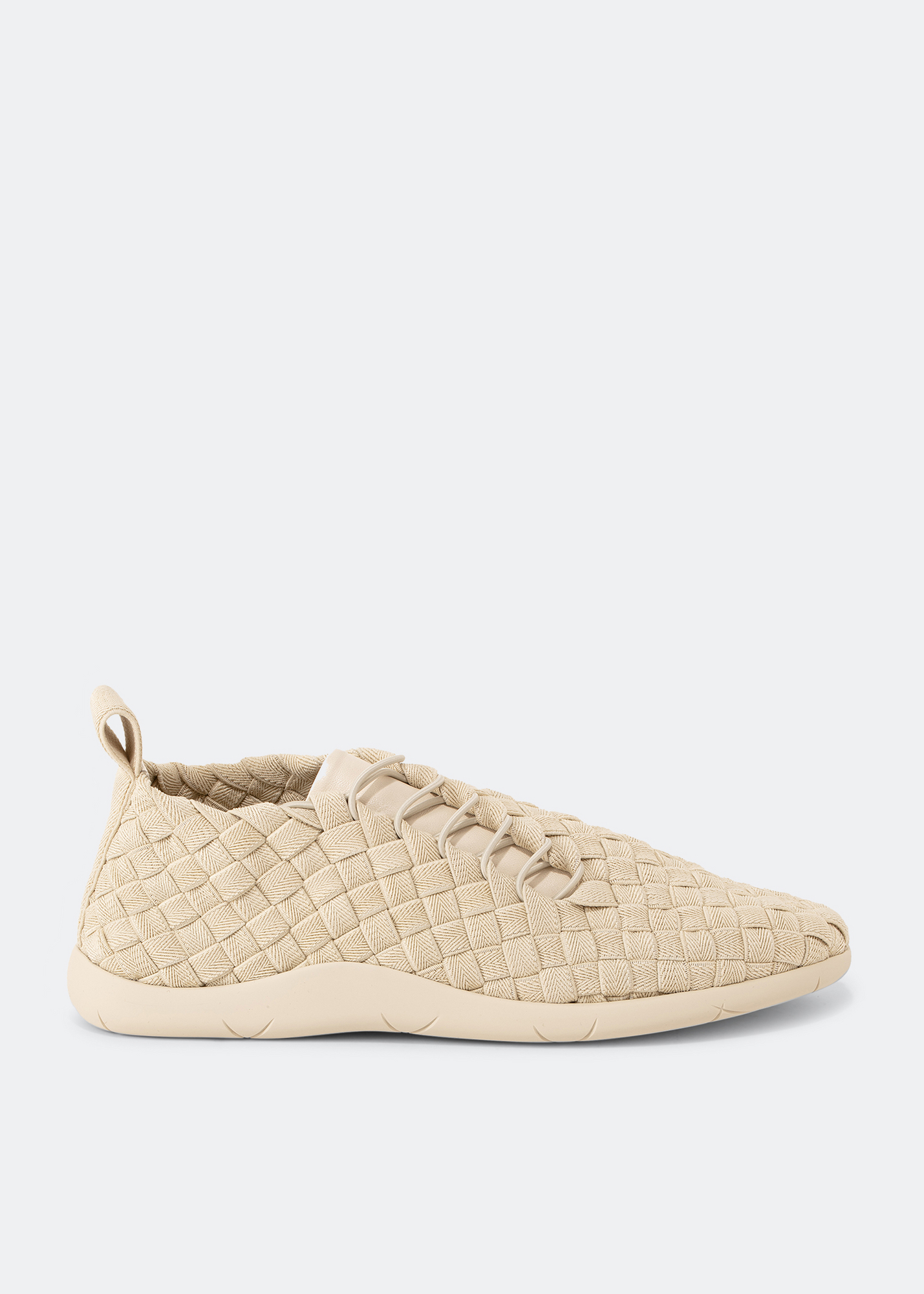 

Intrecciato lace-up sneakers, Beige