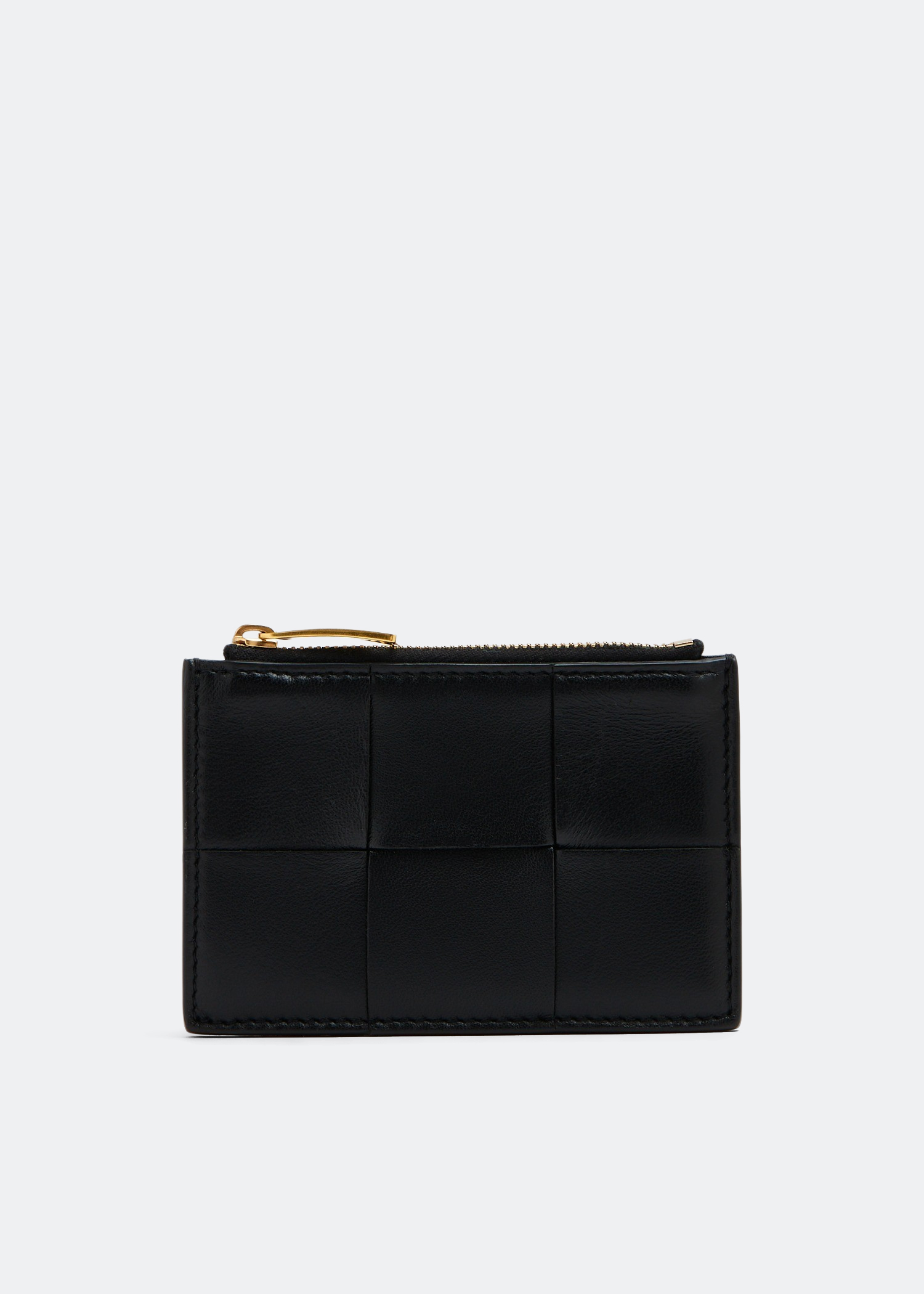 

Zipped card case, Black