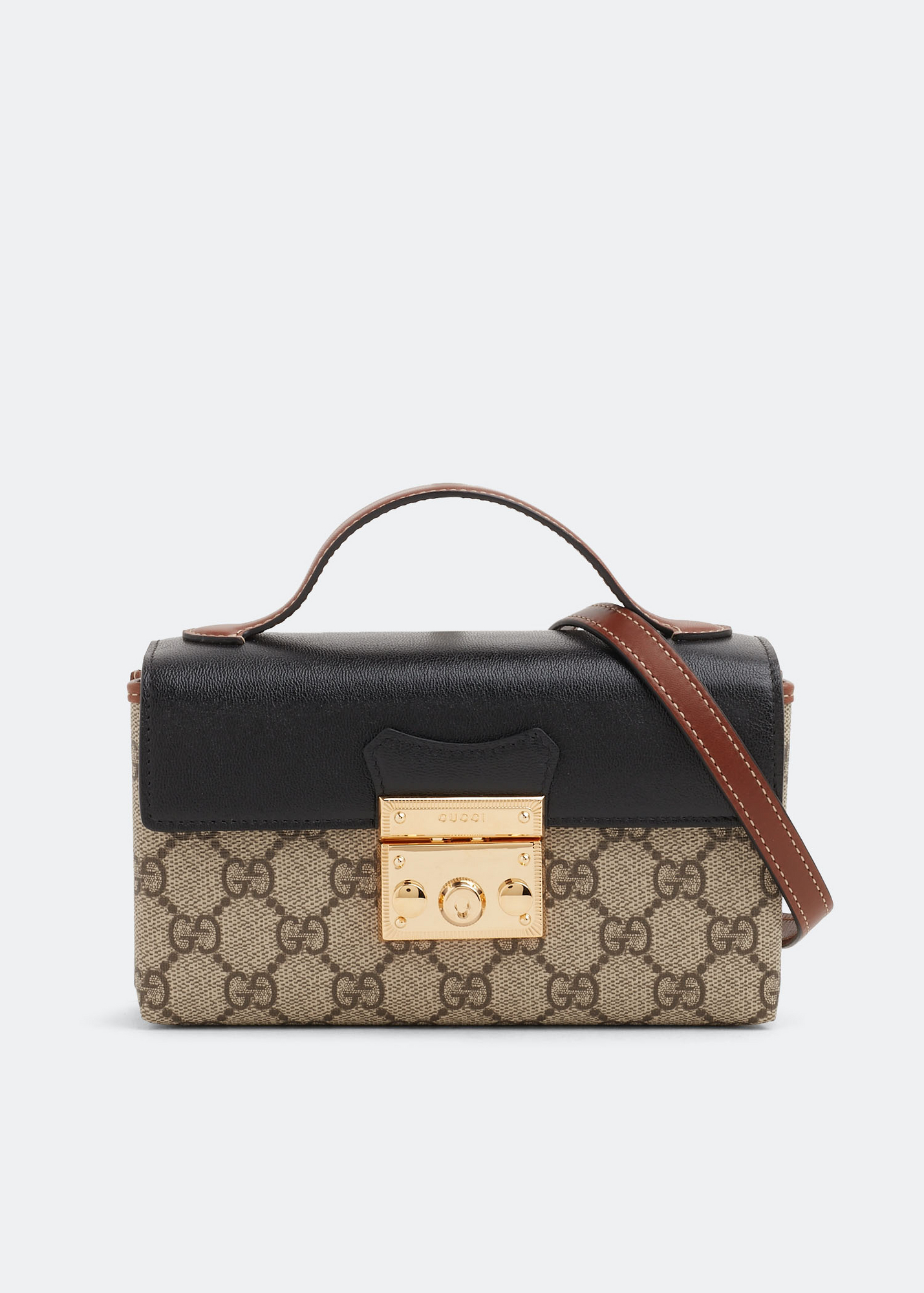 

Padlock mini bag, Black