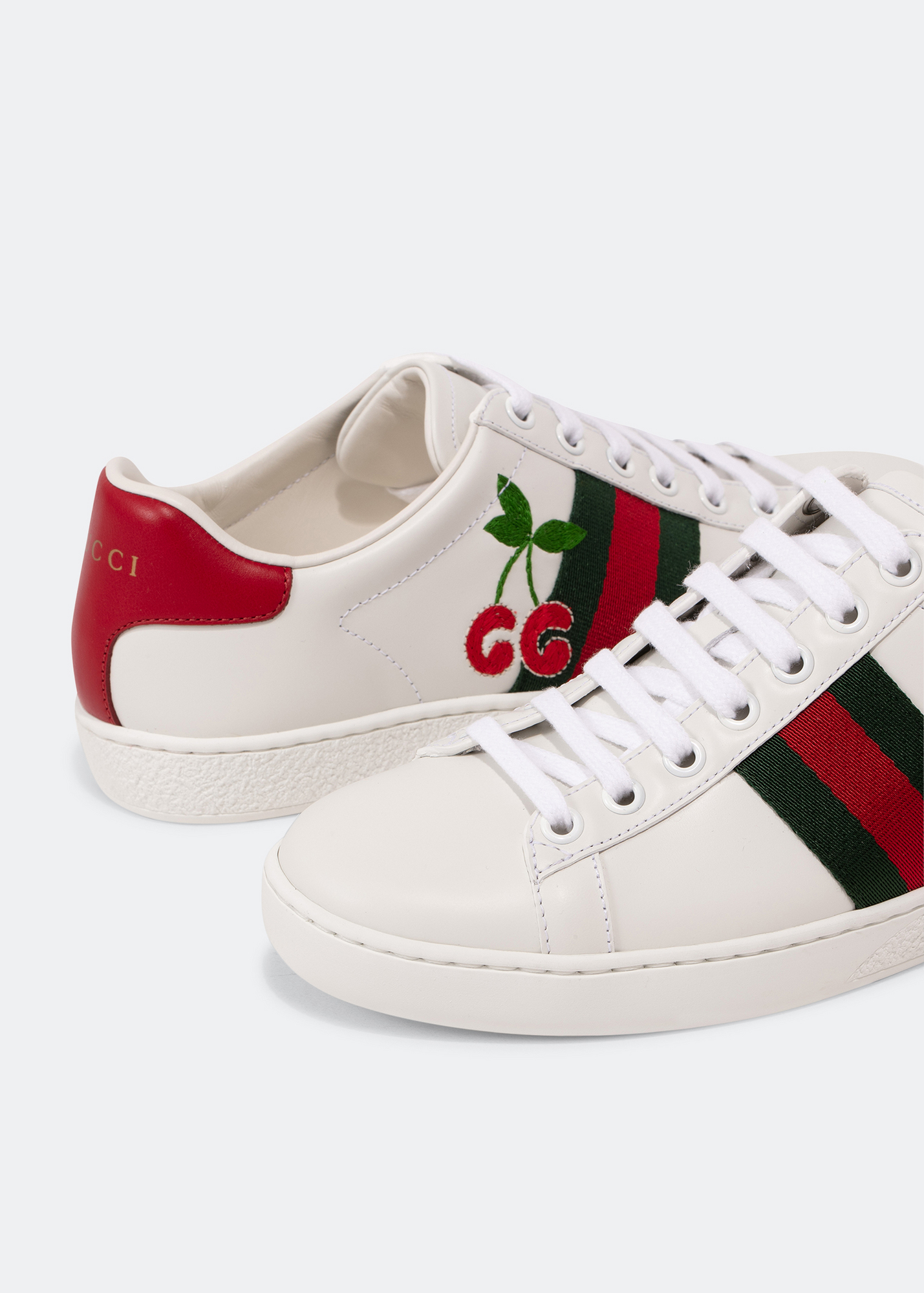 

Ace cherry sneakers, White