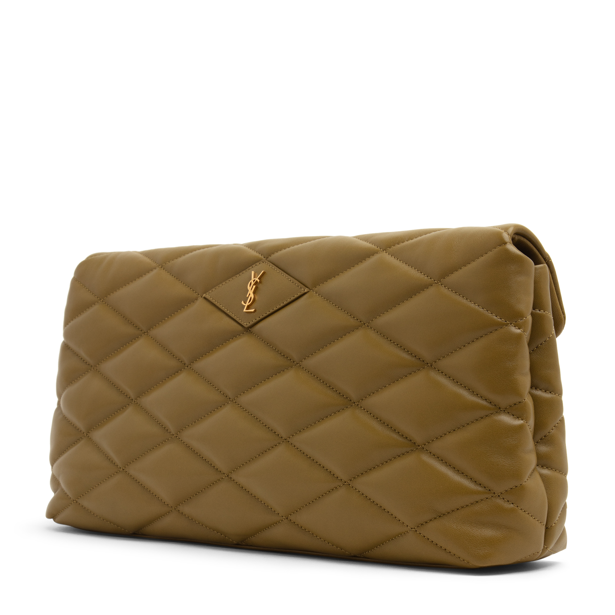 

Sade puffer envelope clutch, Green