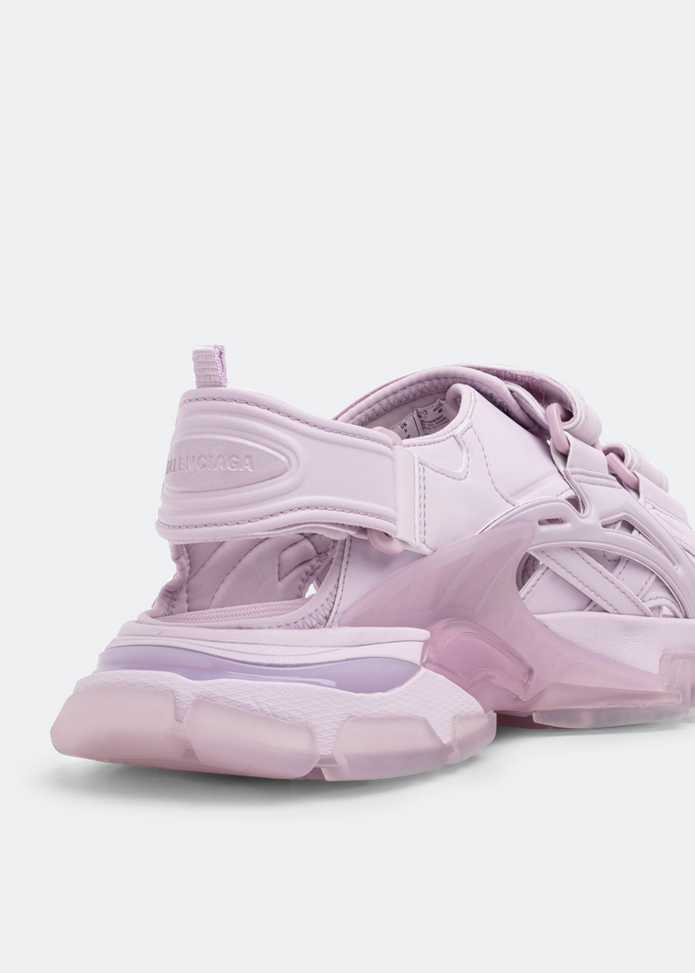 

Track velcro-strap sandals, Purple