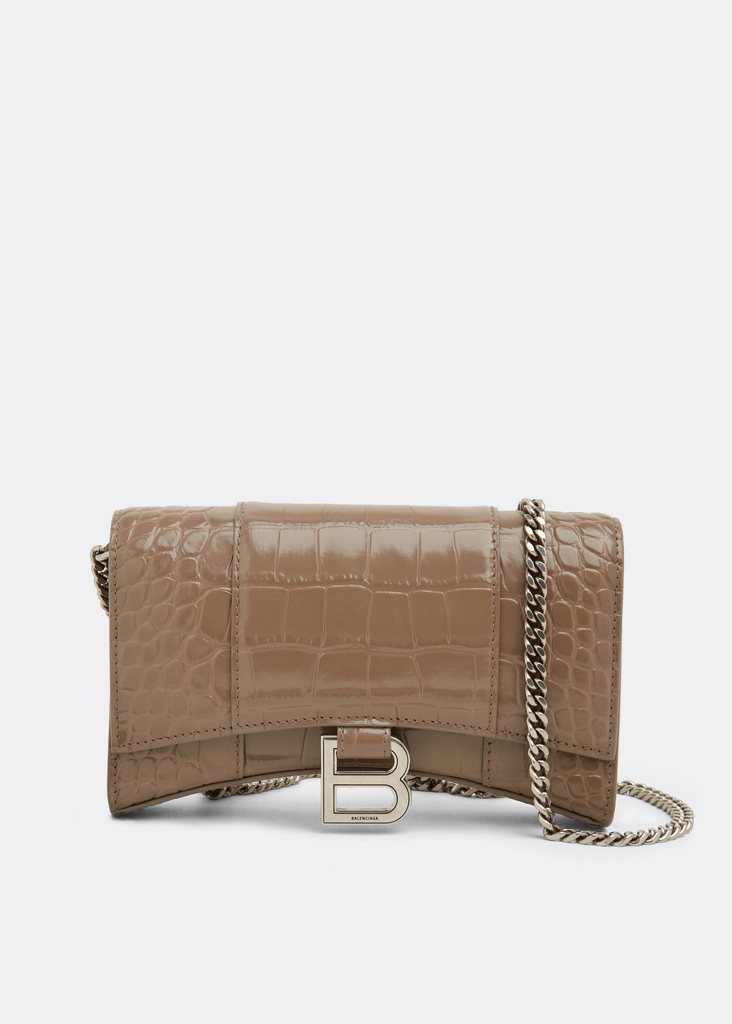 

Hourglass chain wallet, Brown