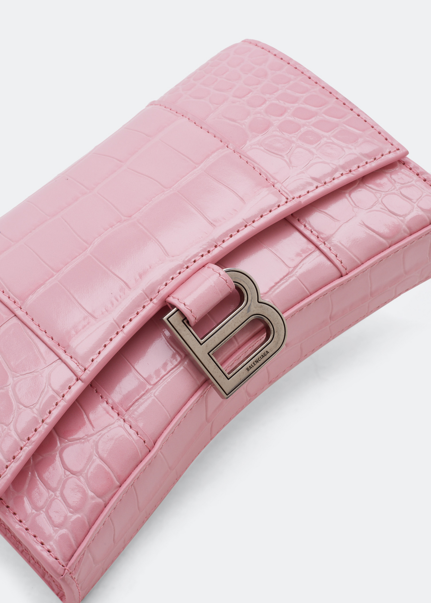 

Hourglass chain wallet, Pink