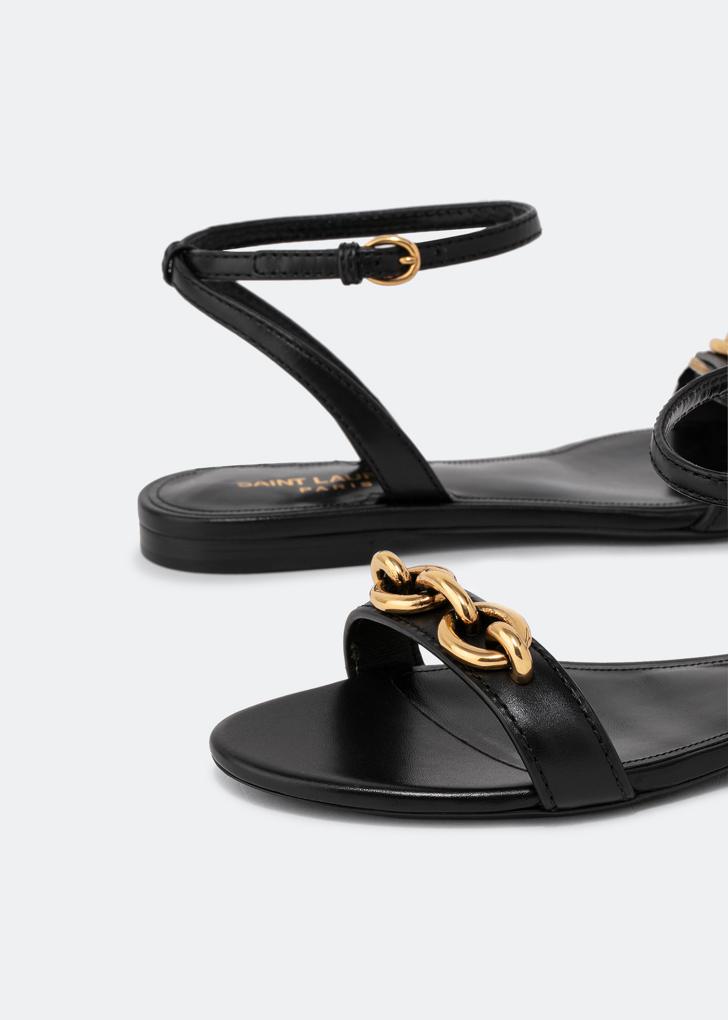 

Maillon flat sandals, Black