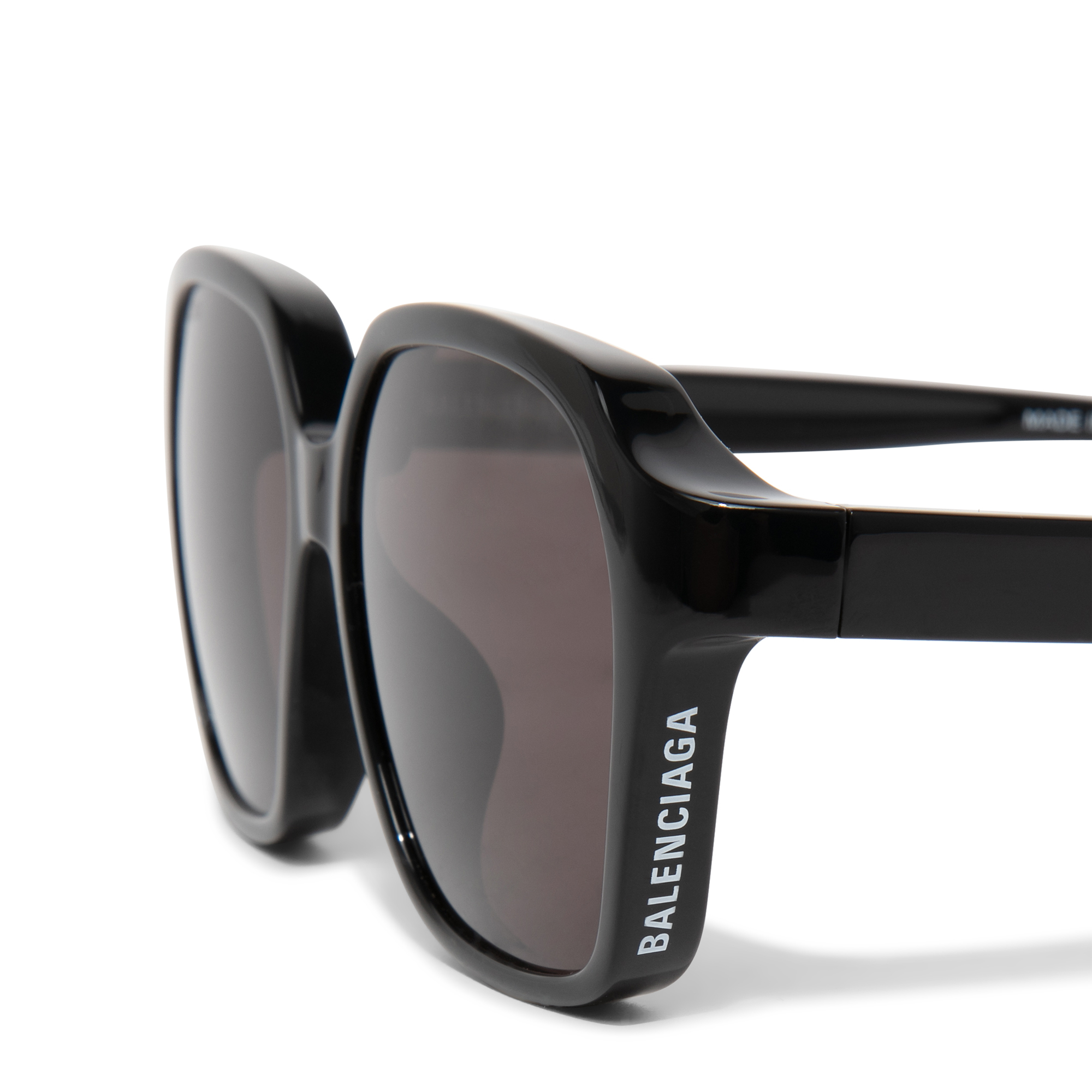 

Side square sunglasses, Black