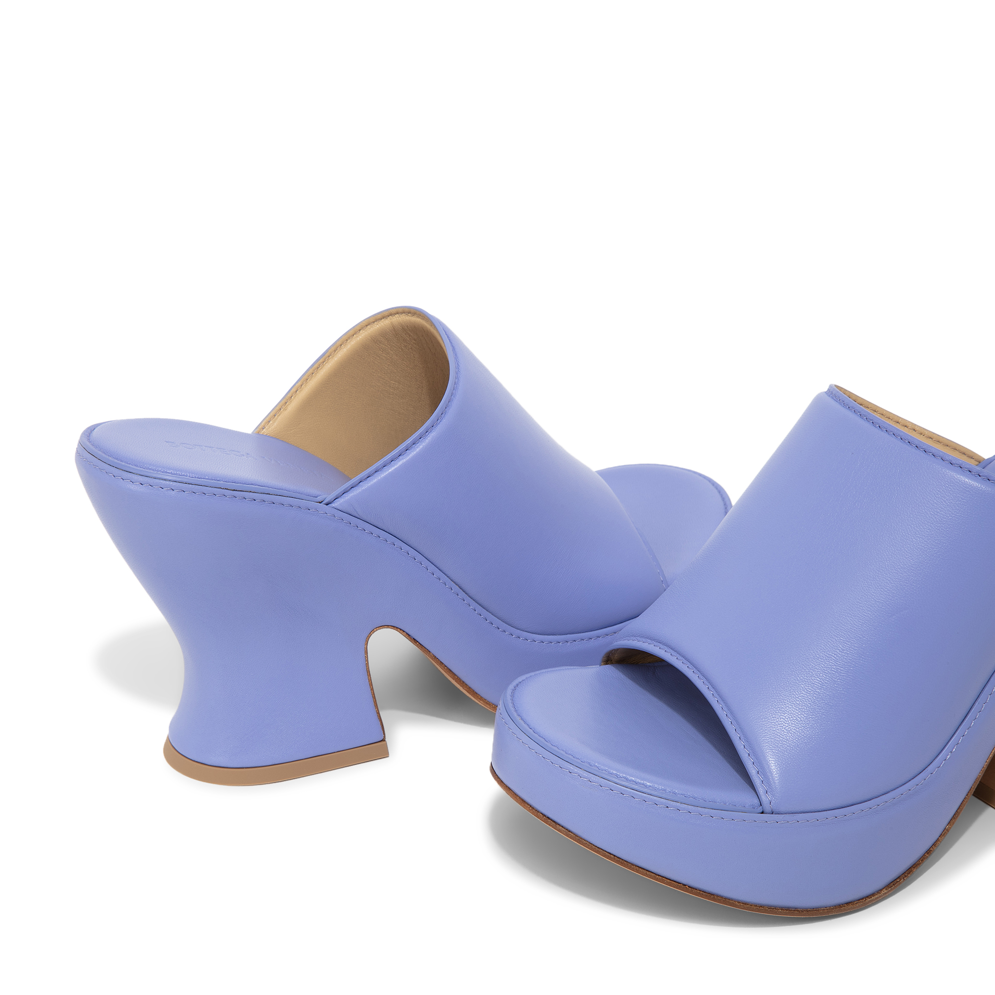 

Platform mules, Blue