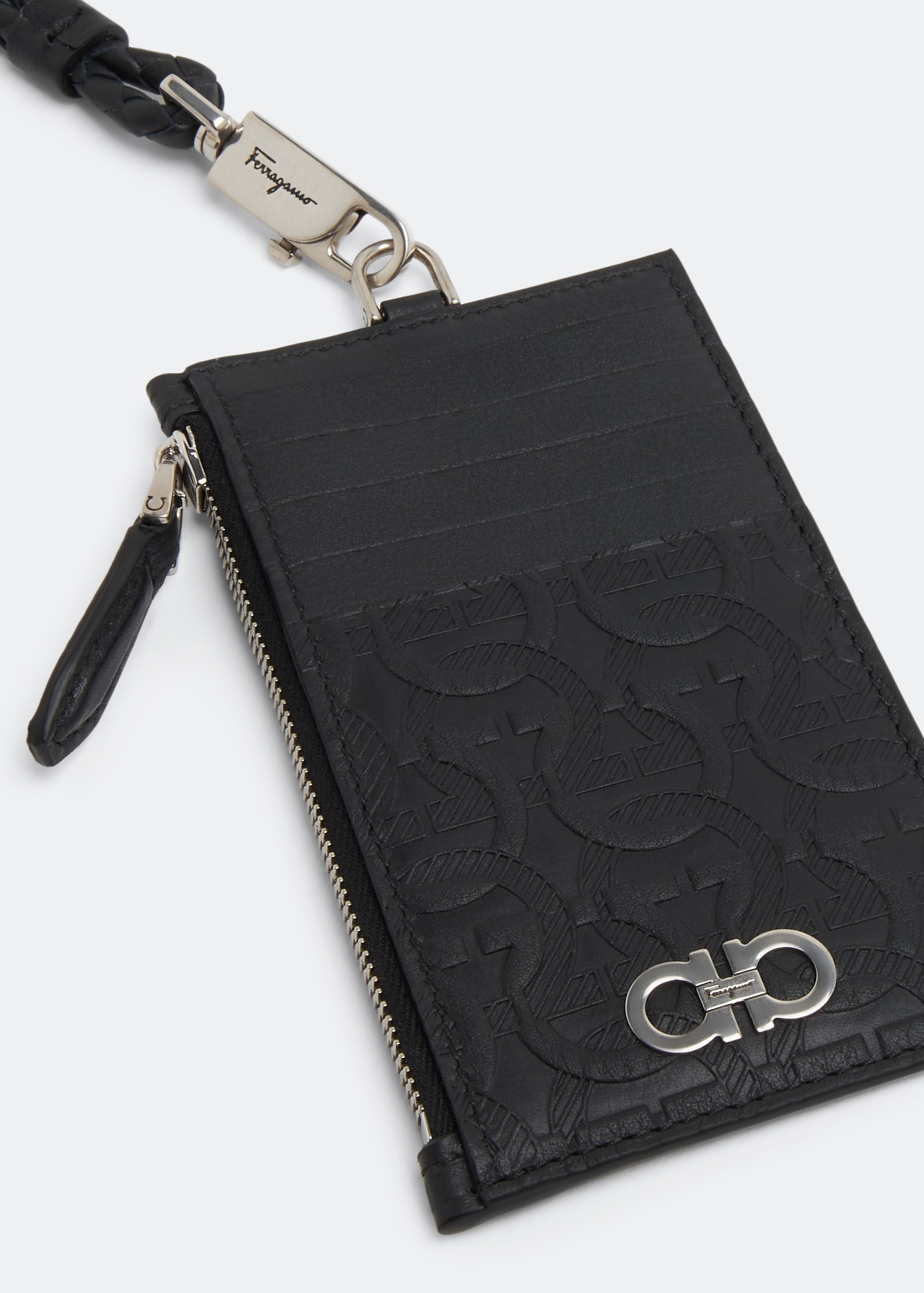 

Gancini card case, Black