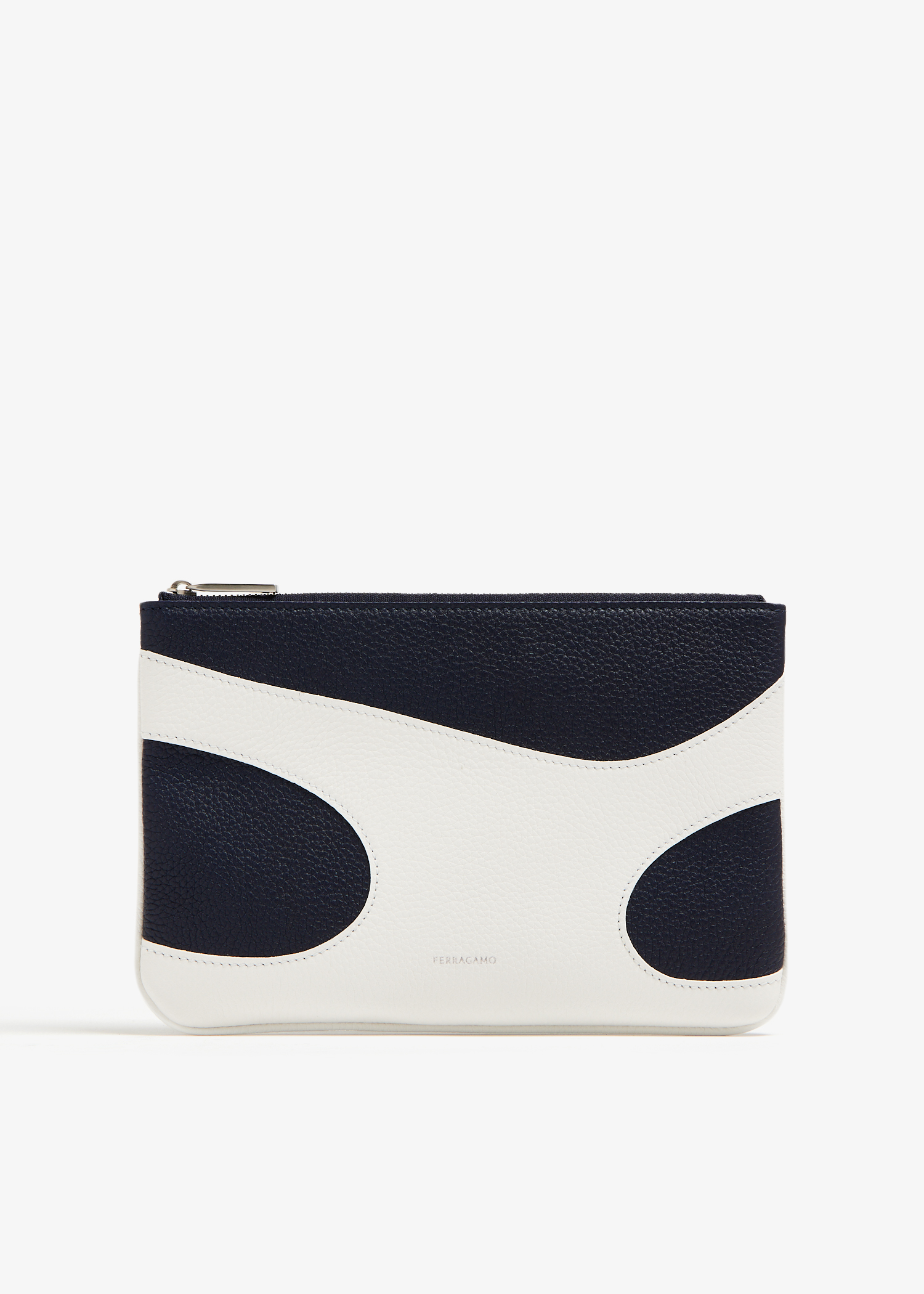 Cut-out smartphone pouch, Blue