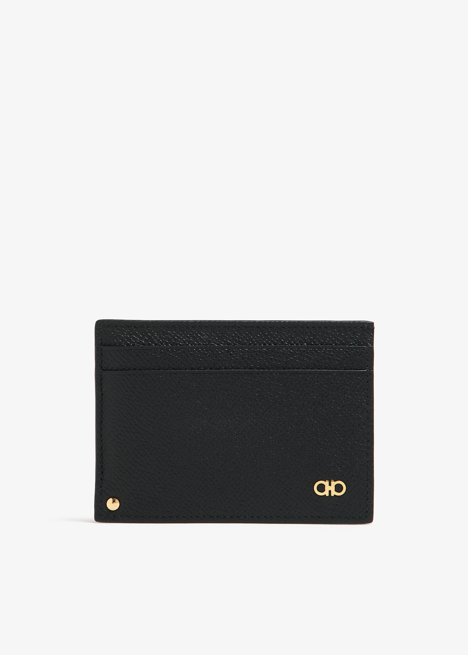 

Gancini card holder, Black