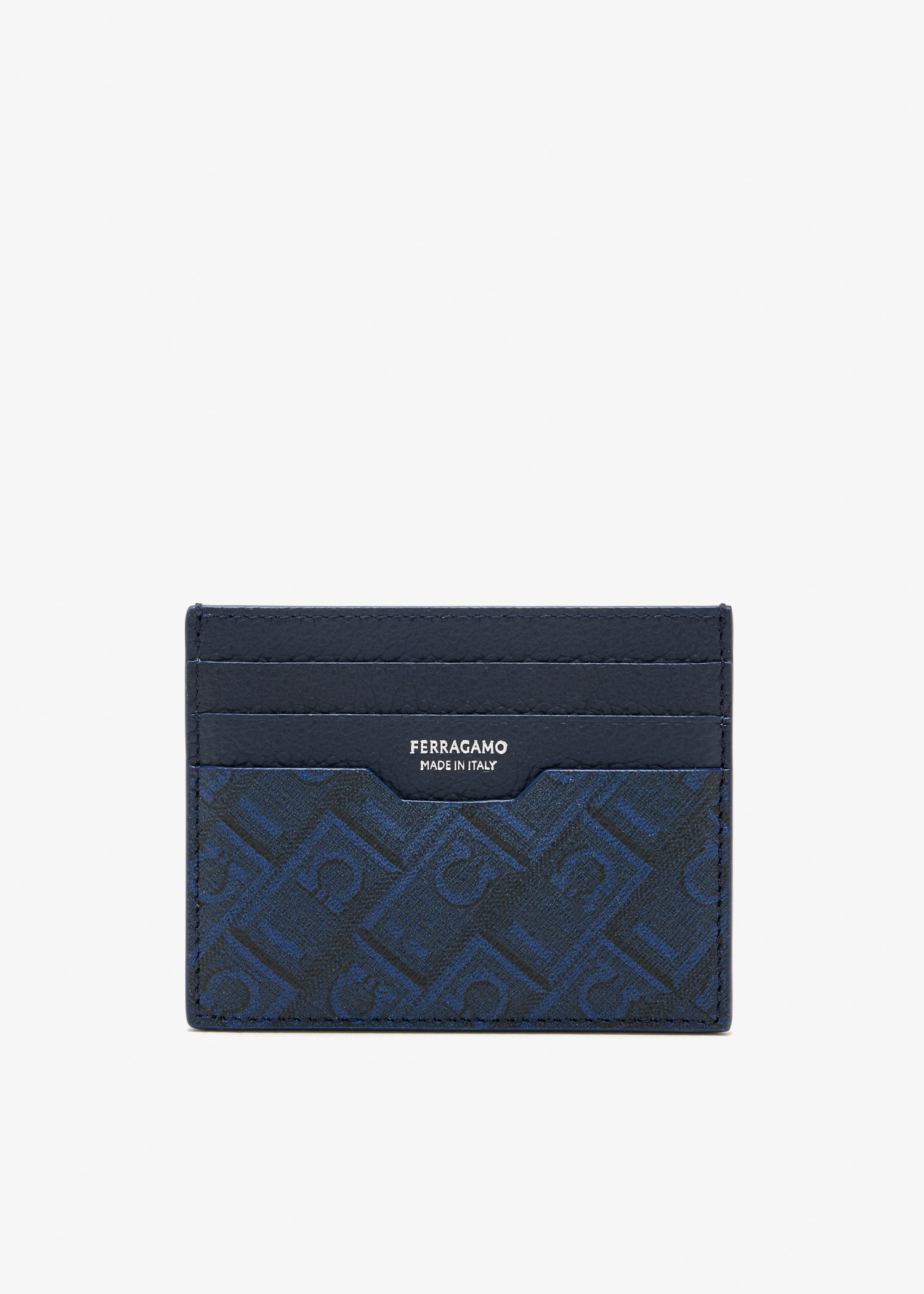 

Monogram card case, Blue