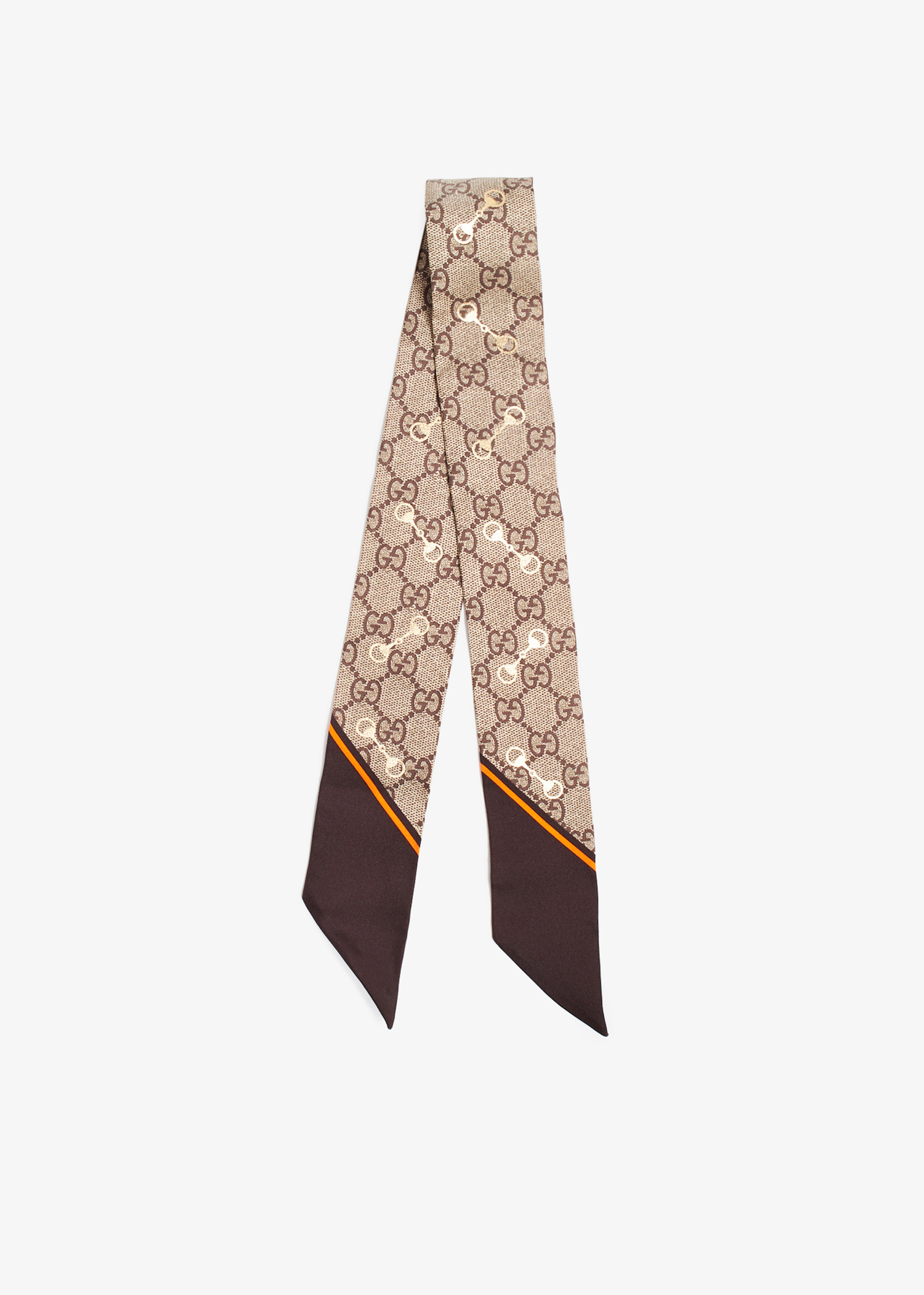 GG Horsebit silk neck bow, Prints