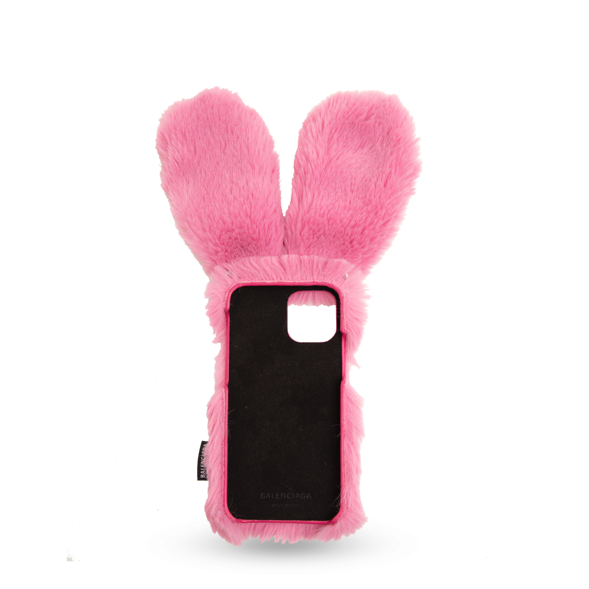 

Fluffy Bunny iPhone 12/12 Pro case, Pink
