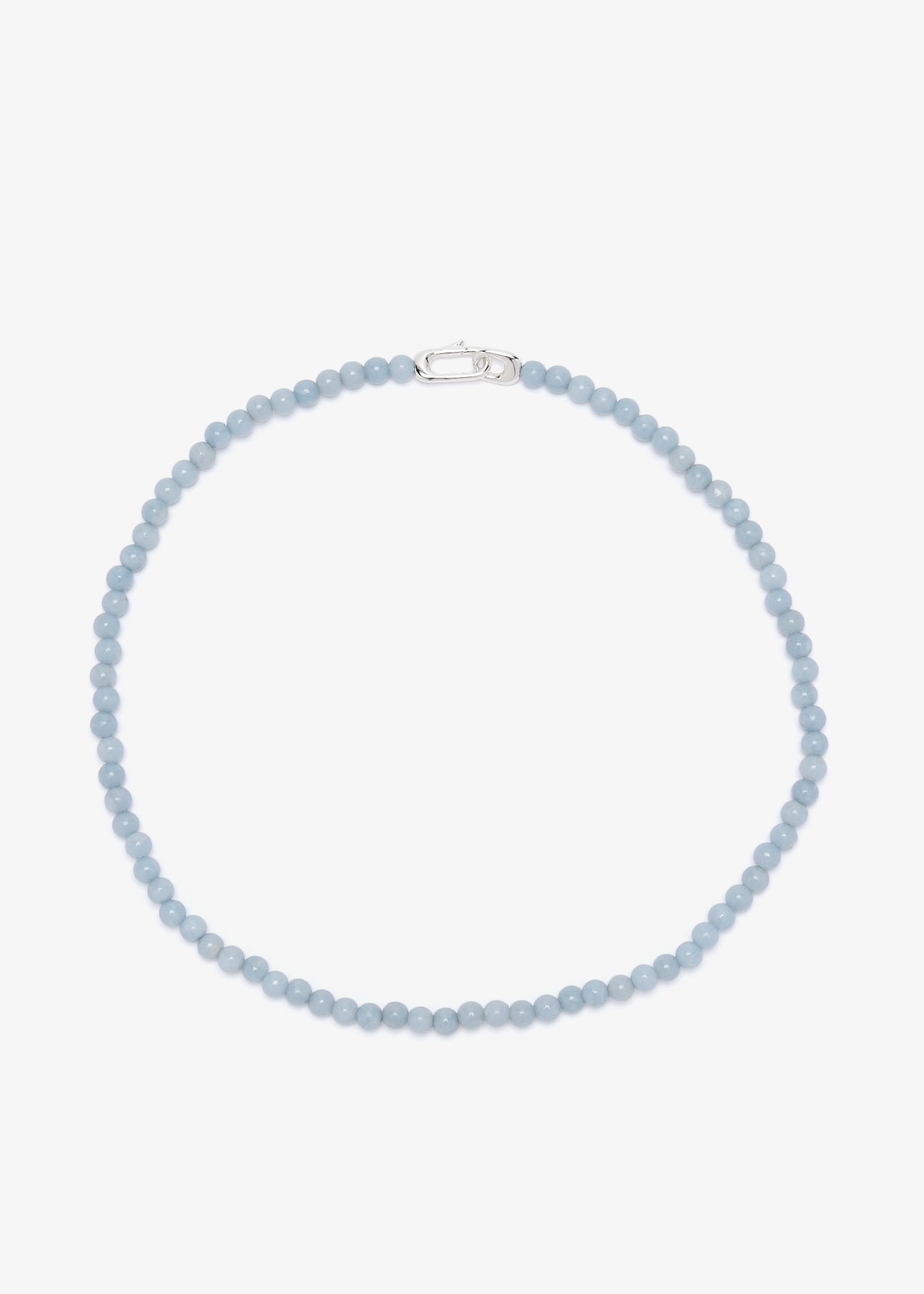 

Beaded collar necklace, Blue