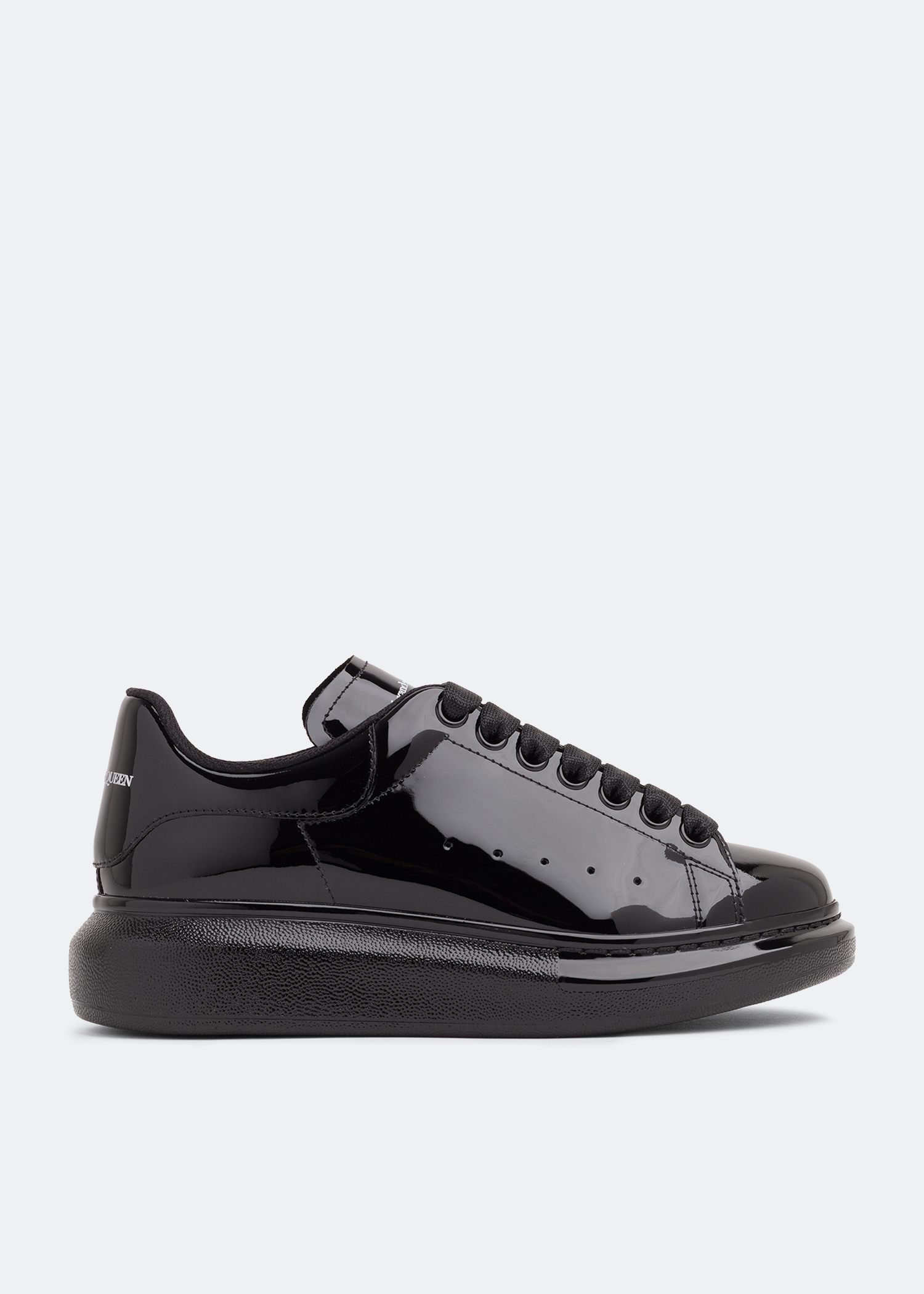 

Oversized leather sneakers, Black