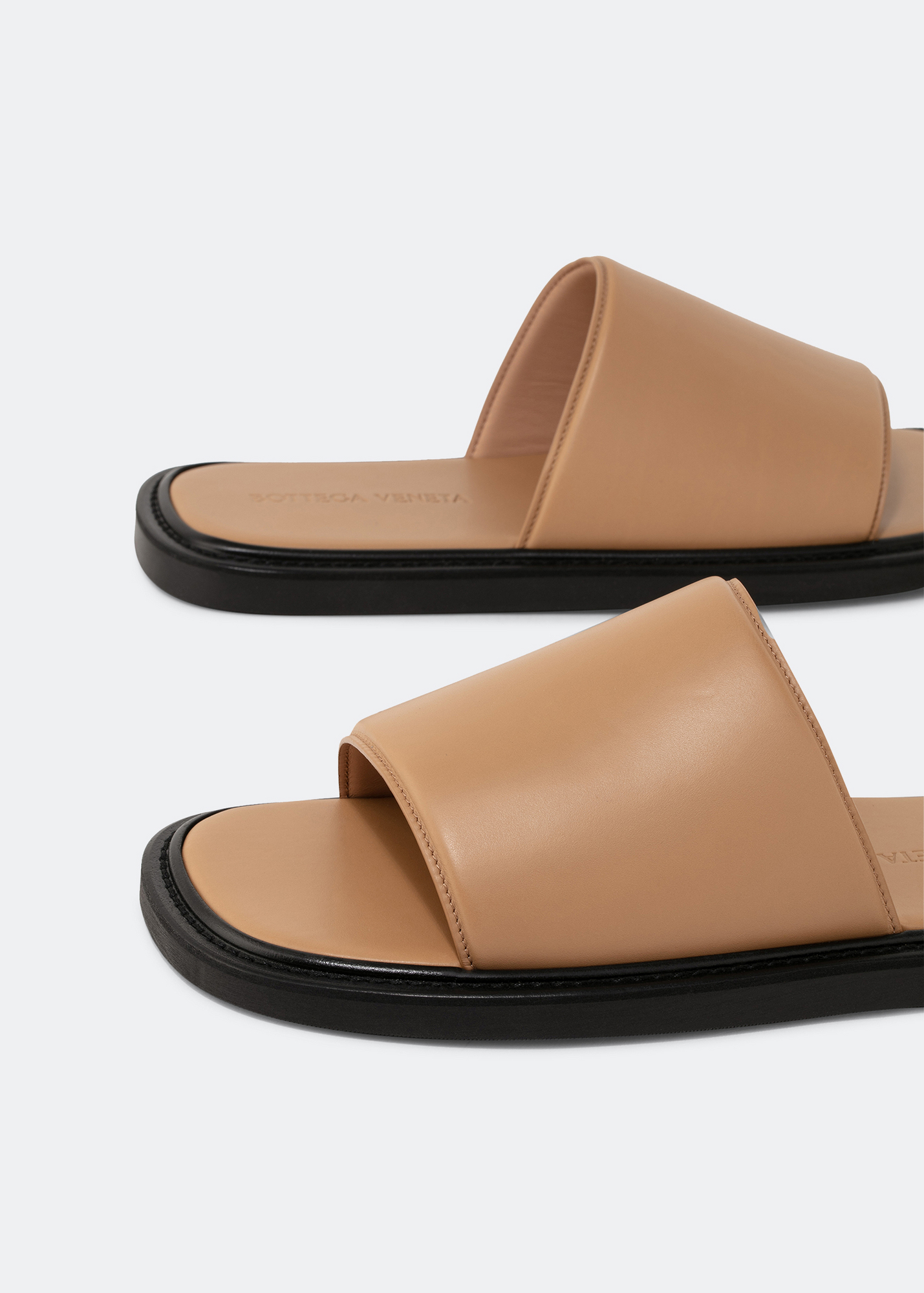 

Band sandals, Brown
