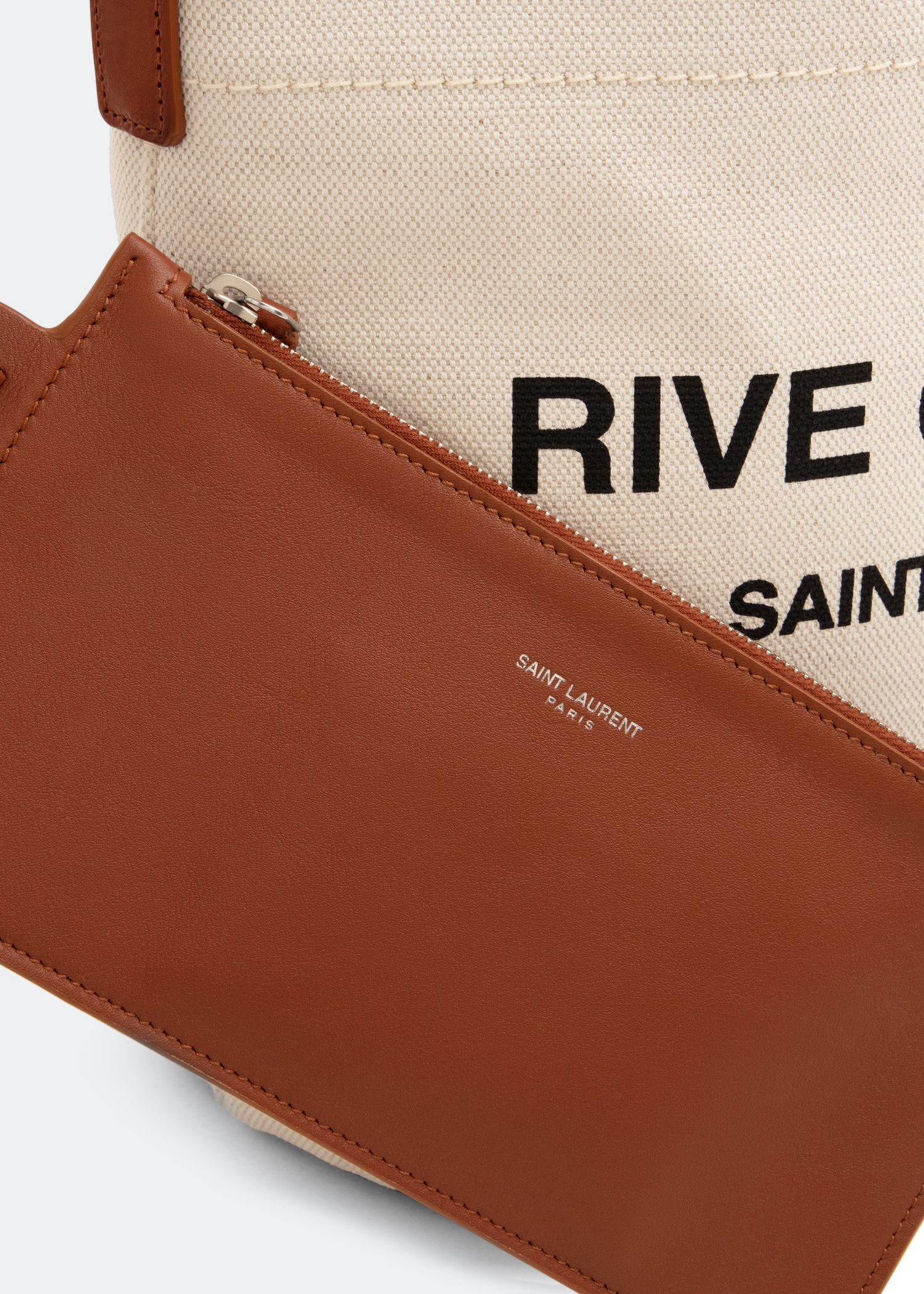 

Rive Gauche bucket bag, White